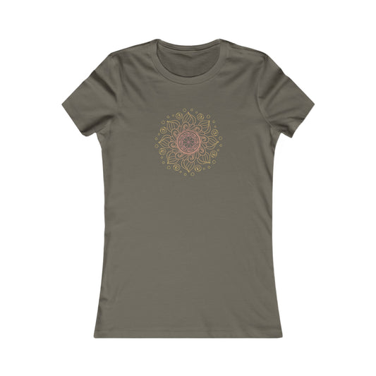 Colorful Mandala Fitted Tee (028)
