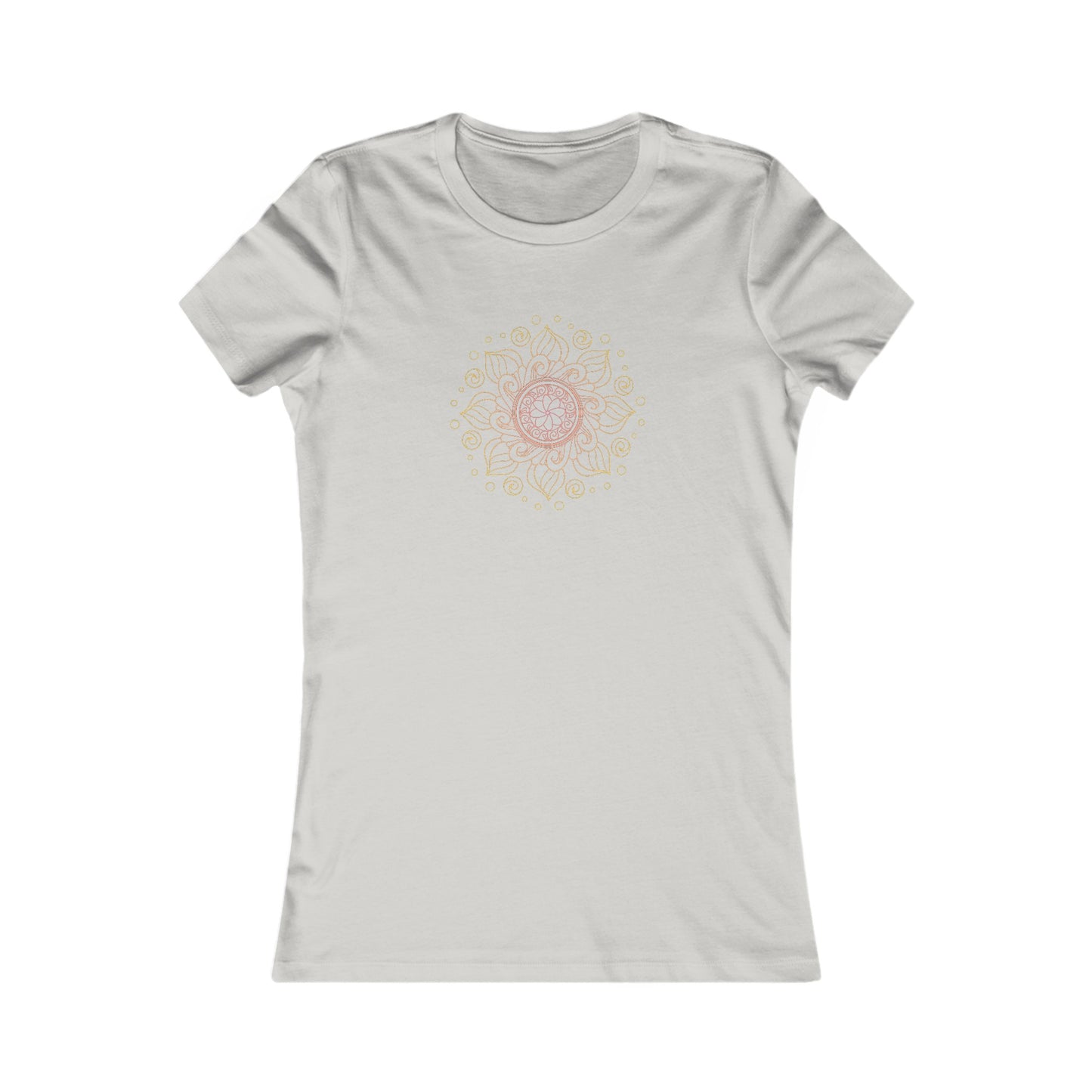 Colorful Mandala Fitted Tee (028)