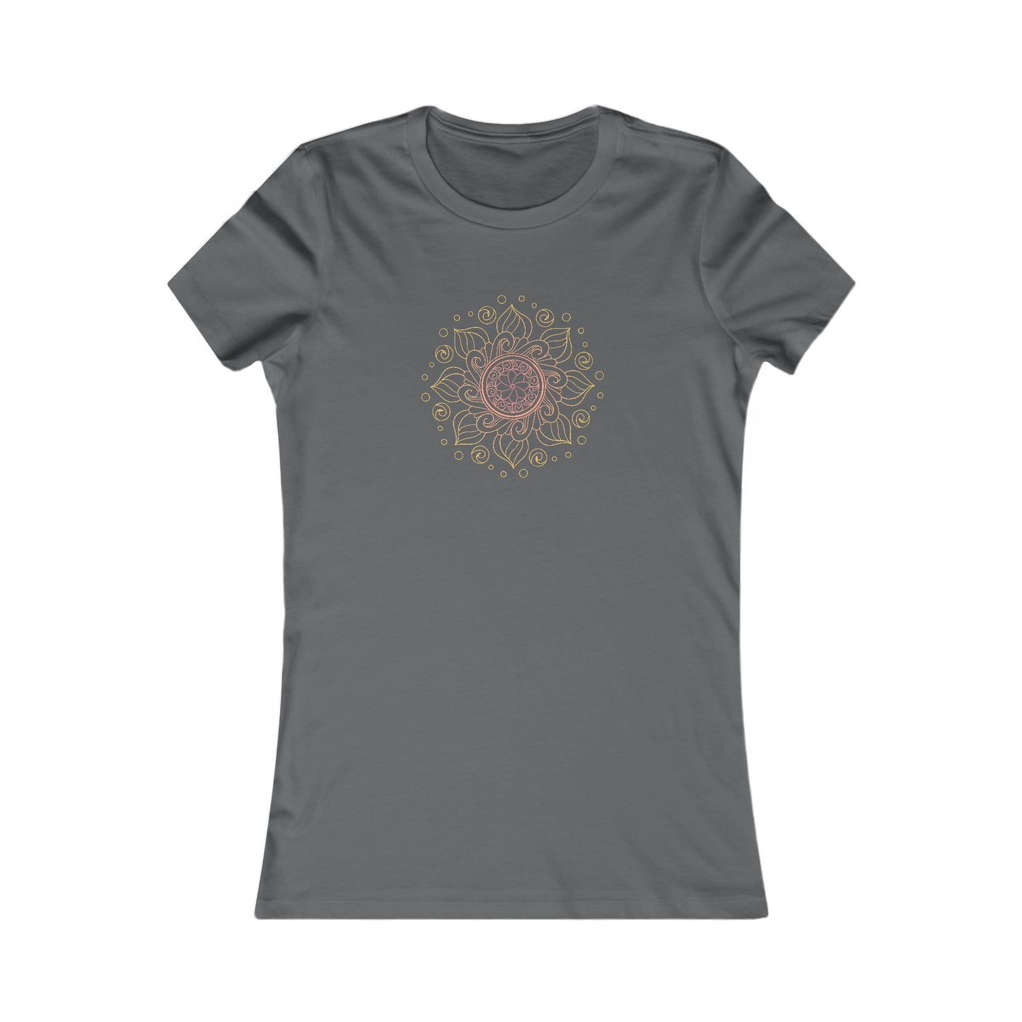 Colorful Mandala Fitted Tee (028)