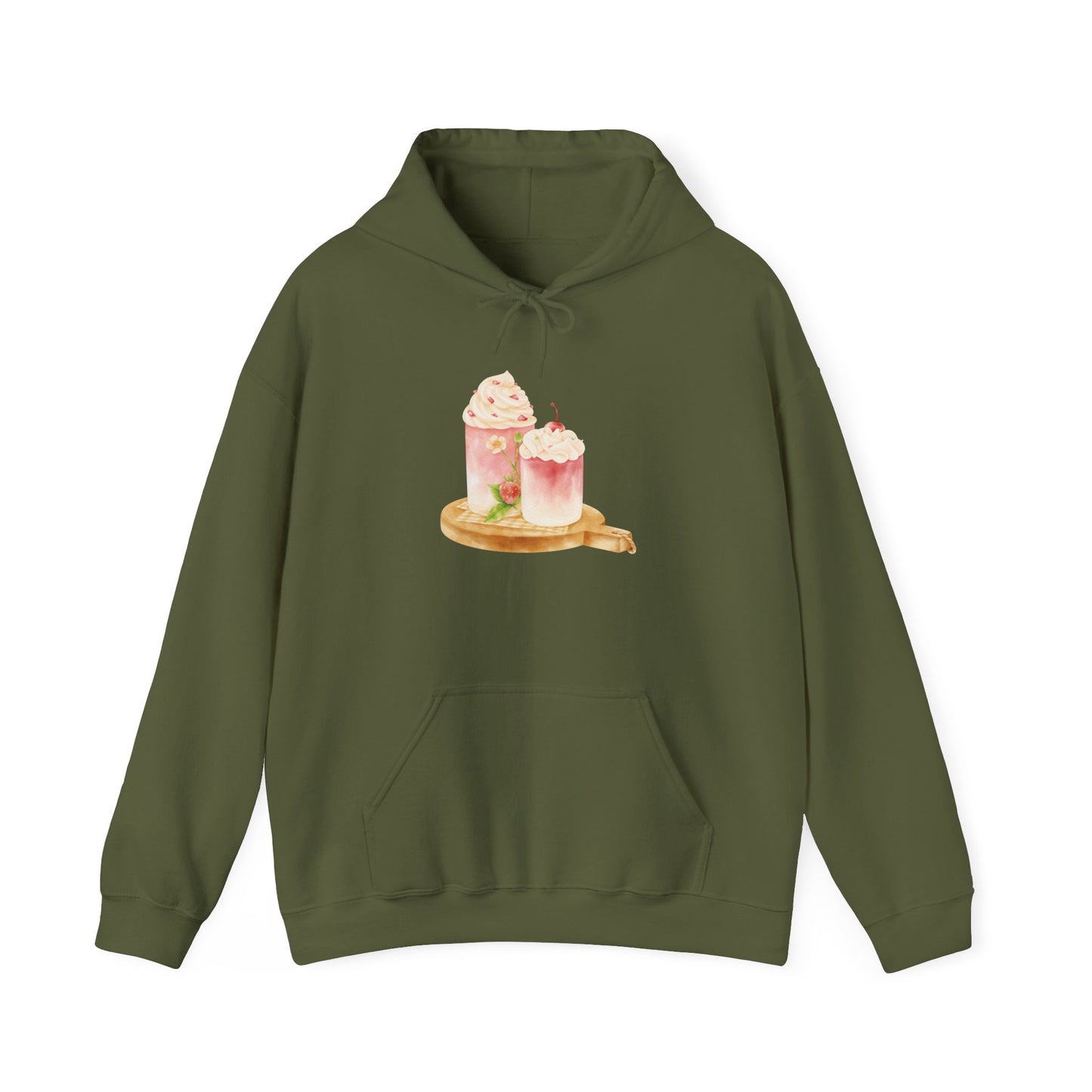 Strawberry Drinks Hooded Sweatshirt