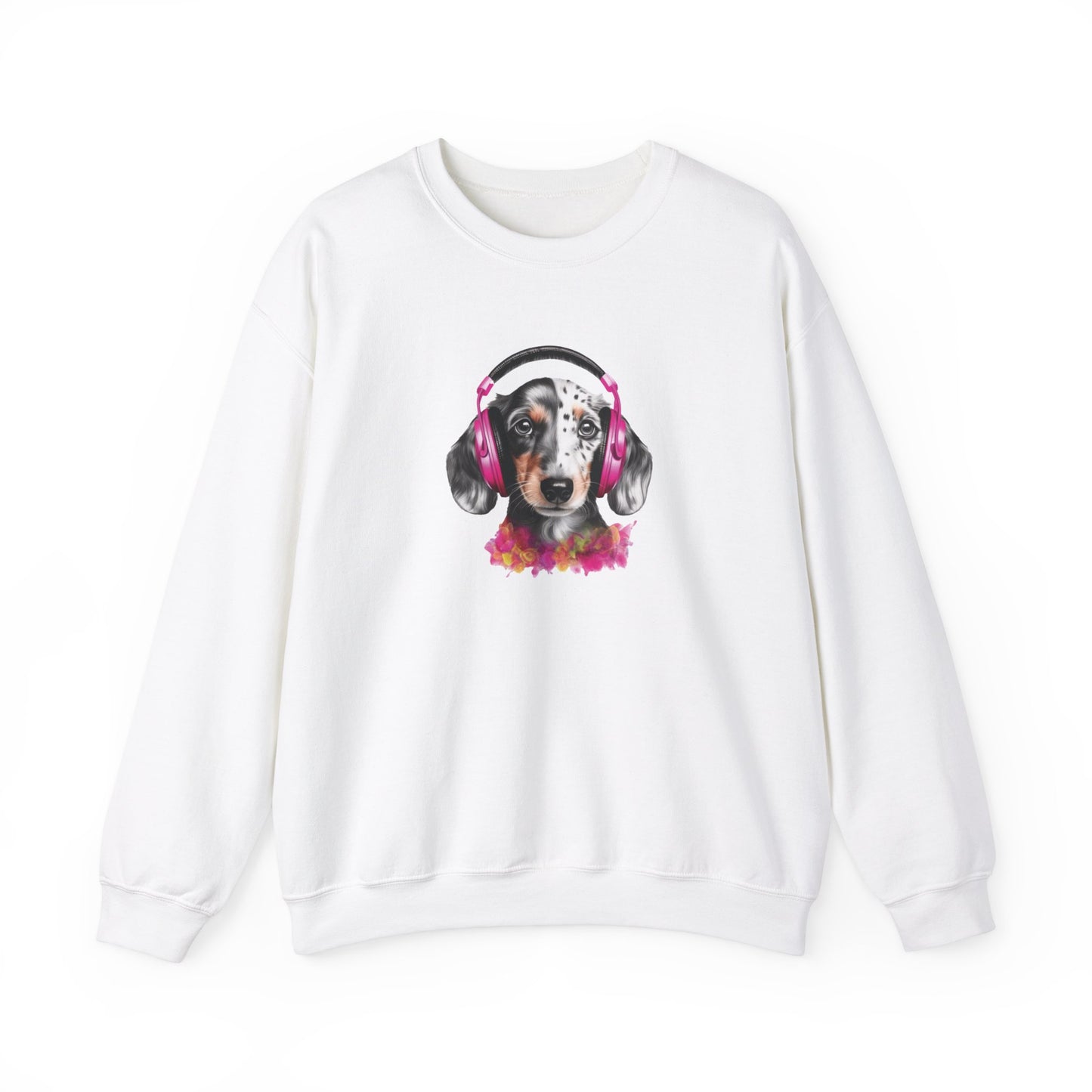 Dog with Headphones Sweatshirt