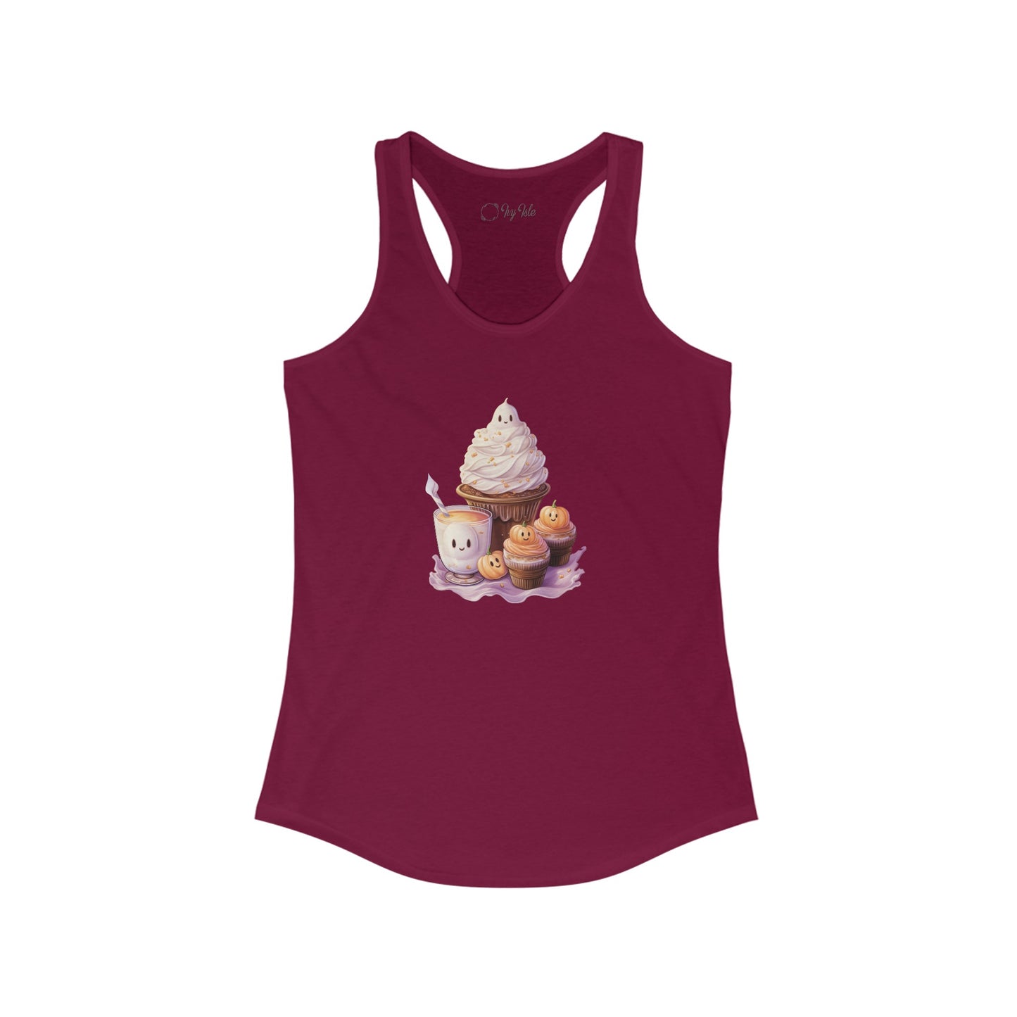 Cute Halloween Cupcakes Racerback Tank