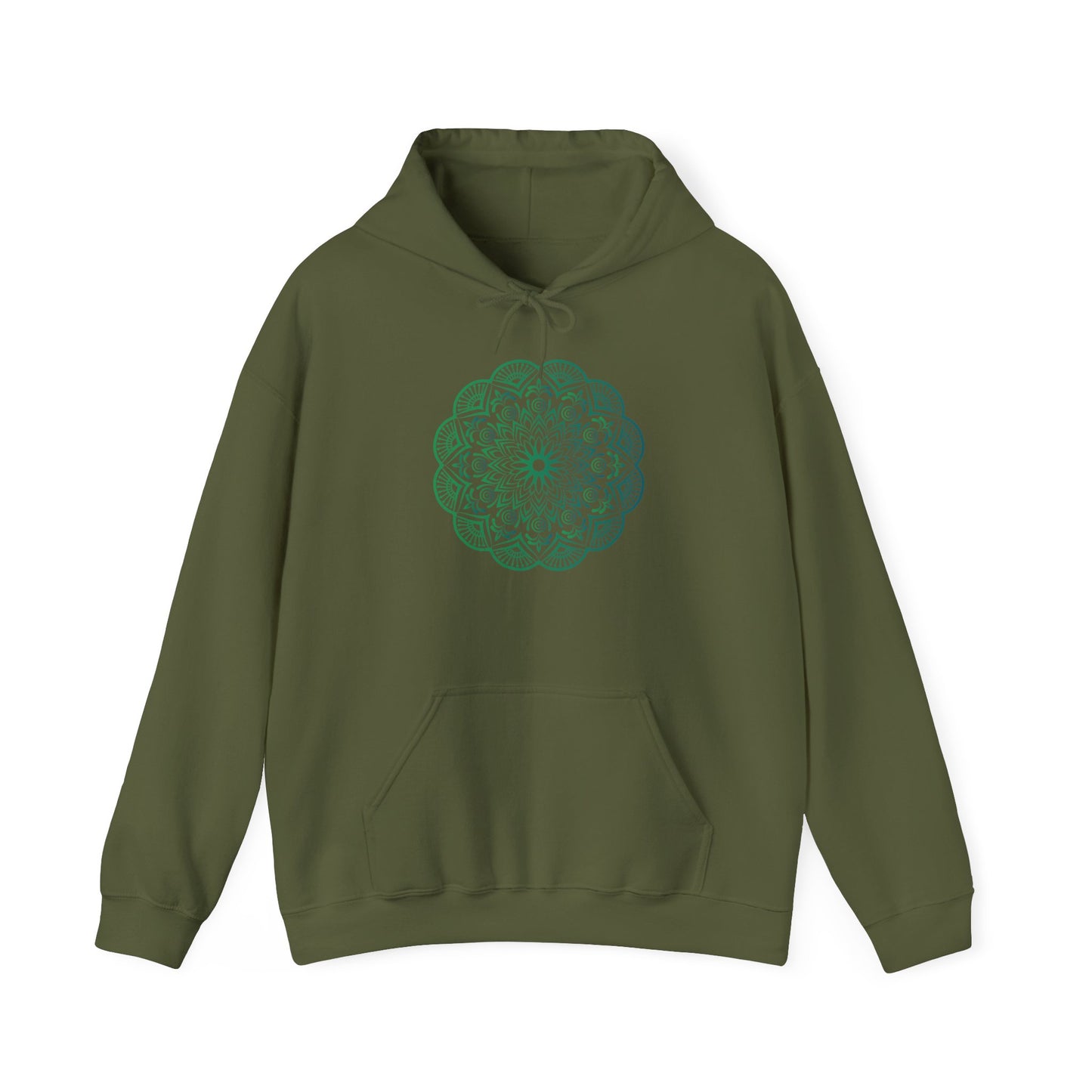 Colorful Mandala Hooded Sweatshirt (023)