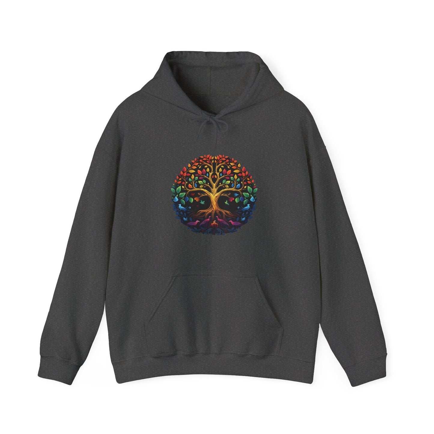 Colorful Tree of Life Hooded Sweatshirt