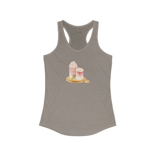 Strawberry Drinks Racerback Tank