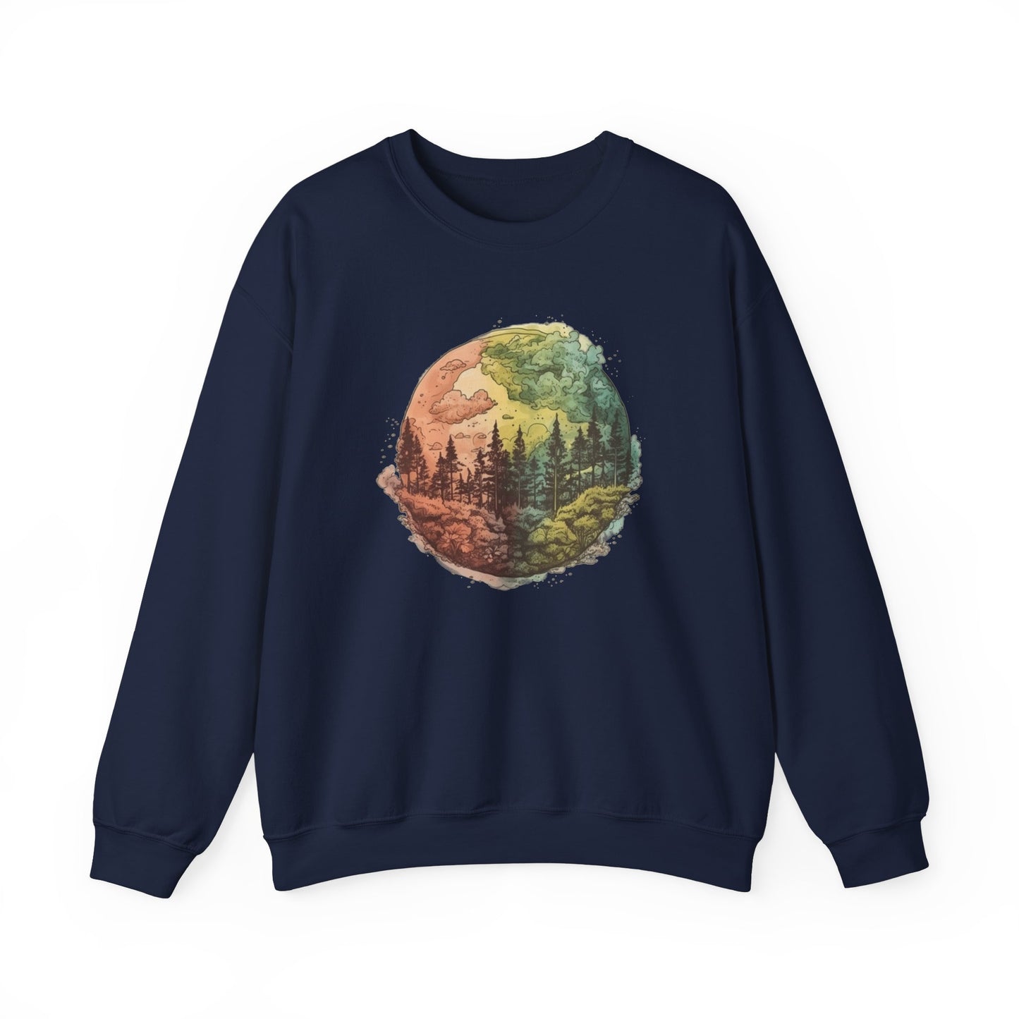 Watercolor Forest Sweatshirt