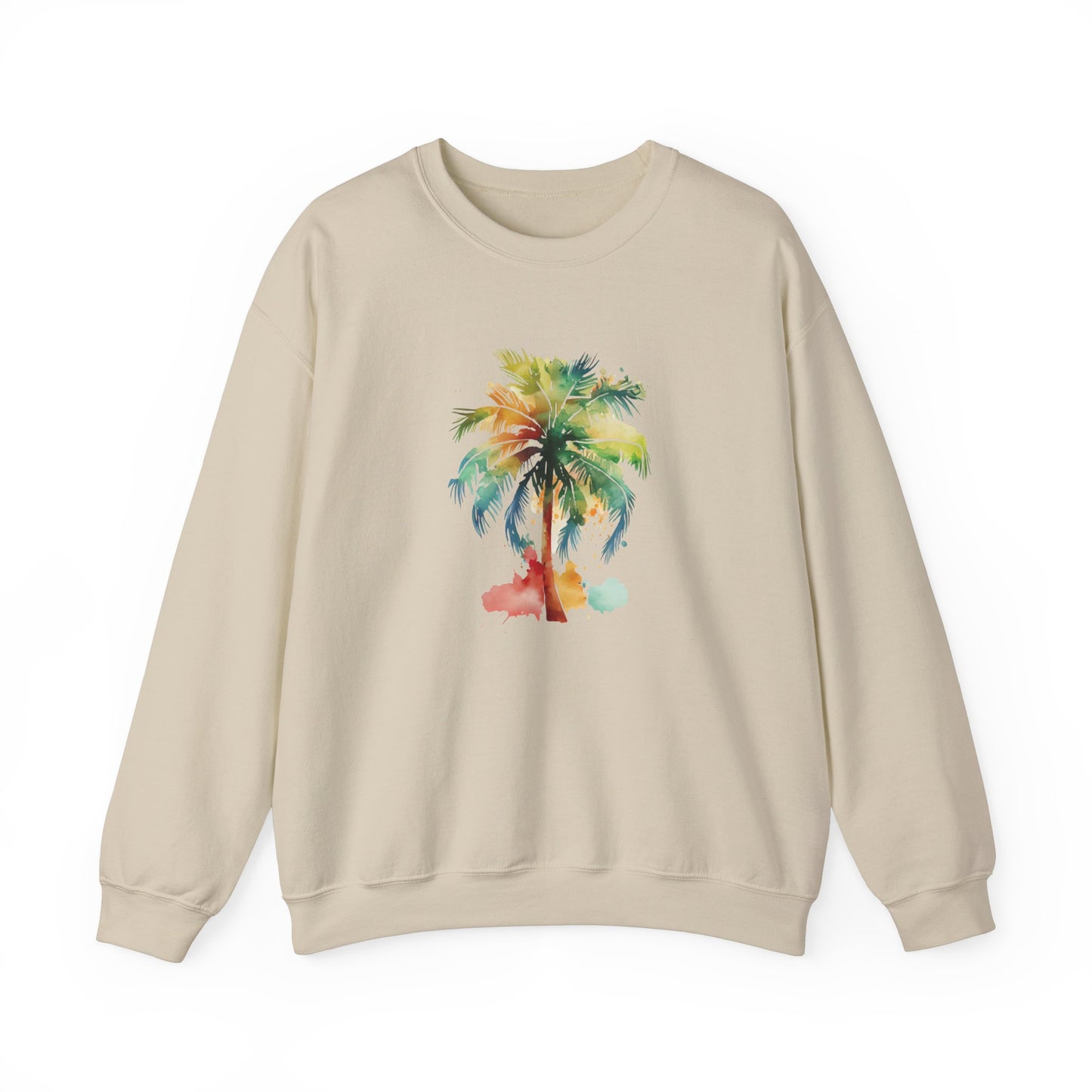 Watercolor Palm Tree Sweatshirt