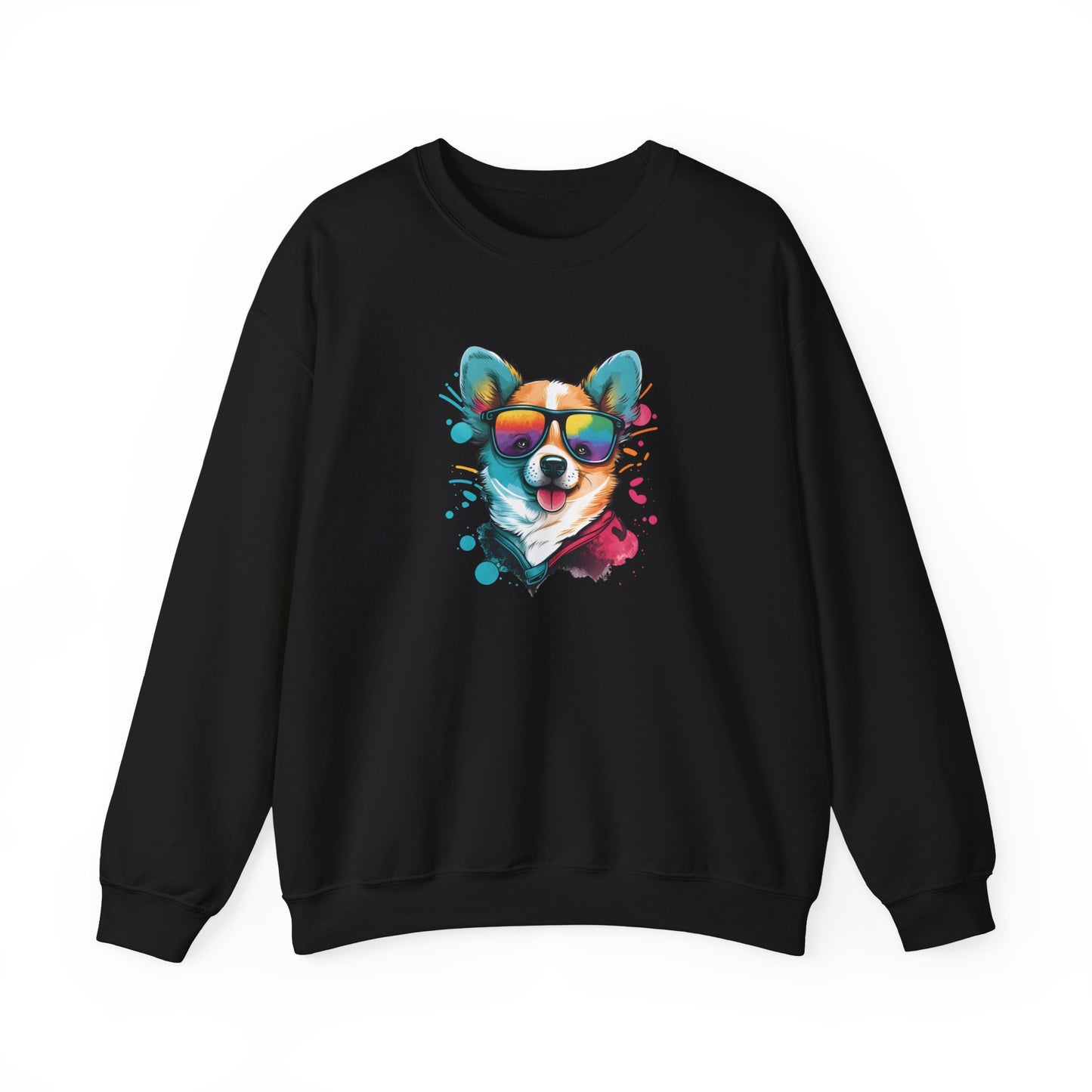 Dog with Sunglasses Sweatshirt 005