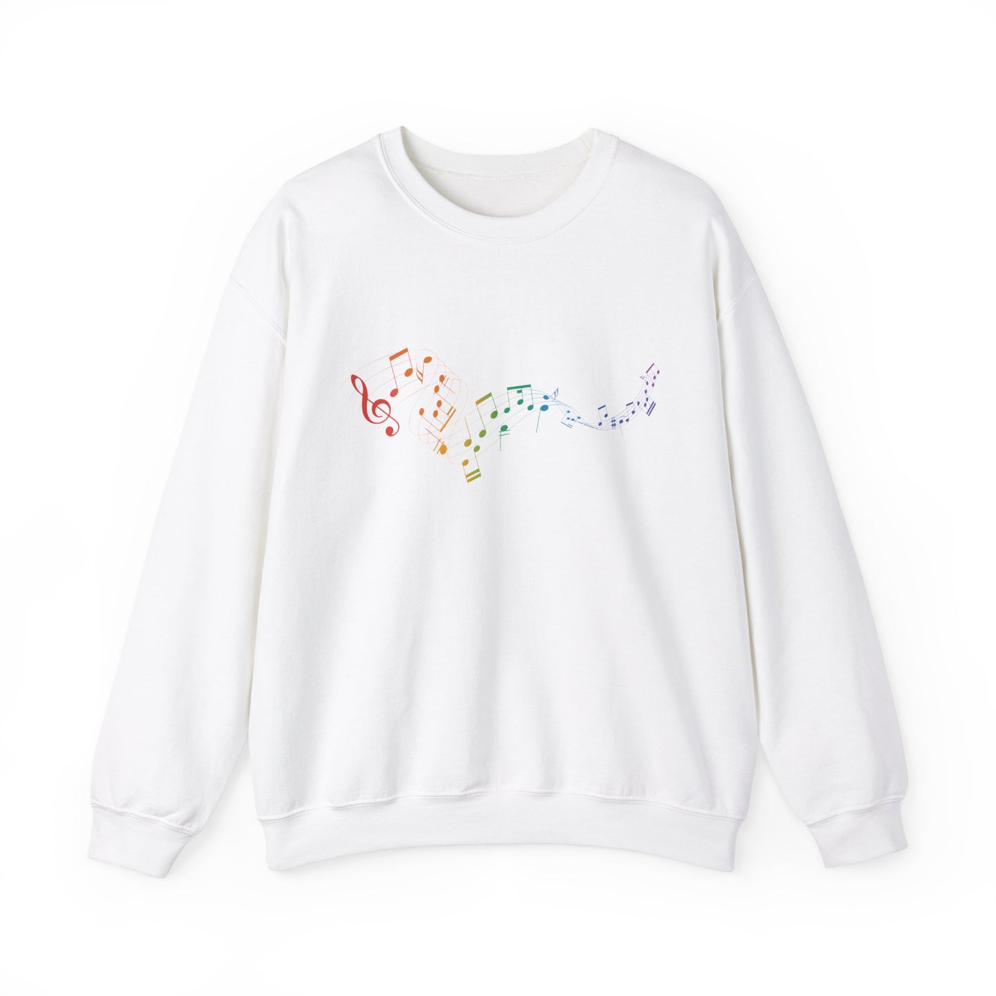 Colorful Music Notes Sweatshirt