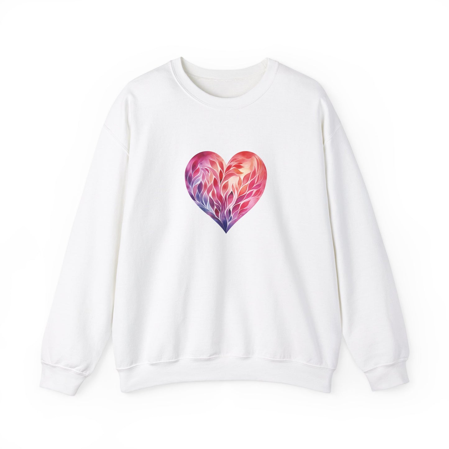 Watercolor Heart Sweatshirt 004