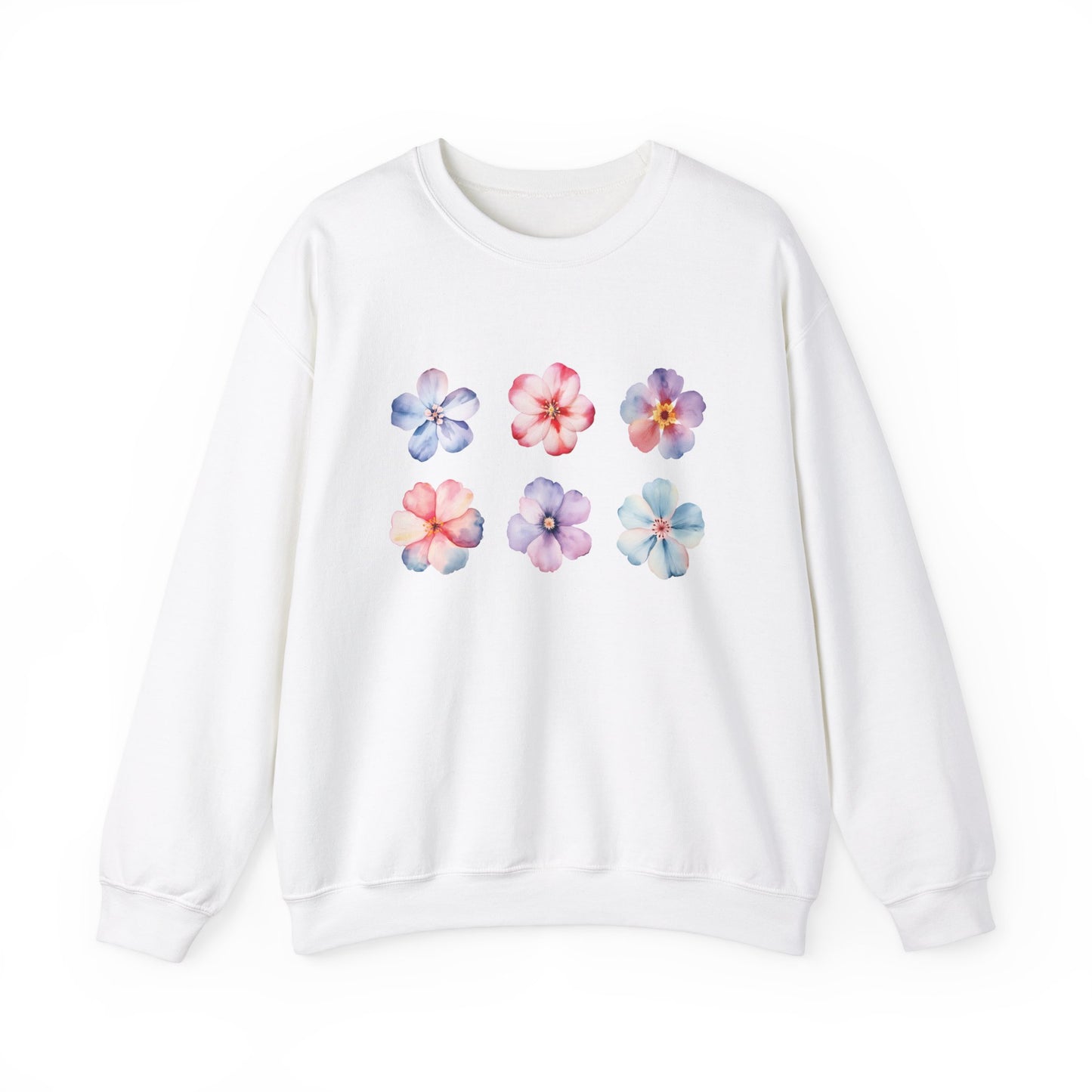 Watercolor Flowers Set Sweatshirt