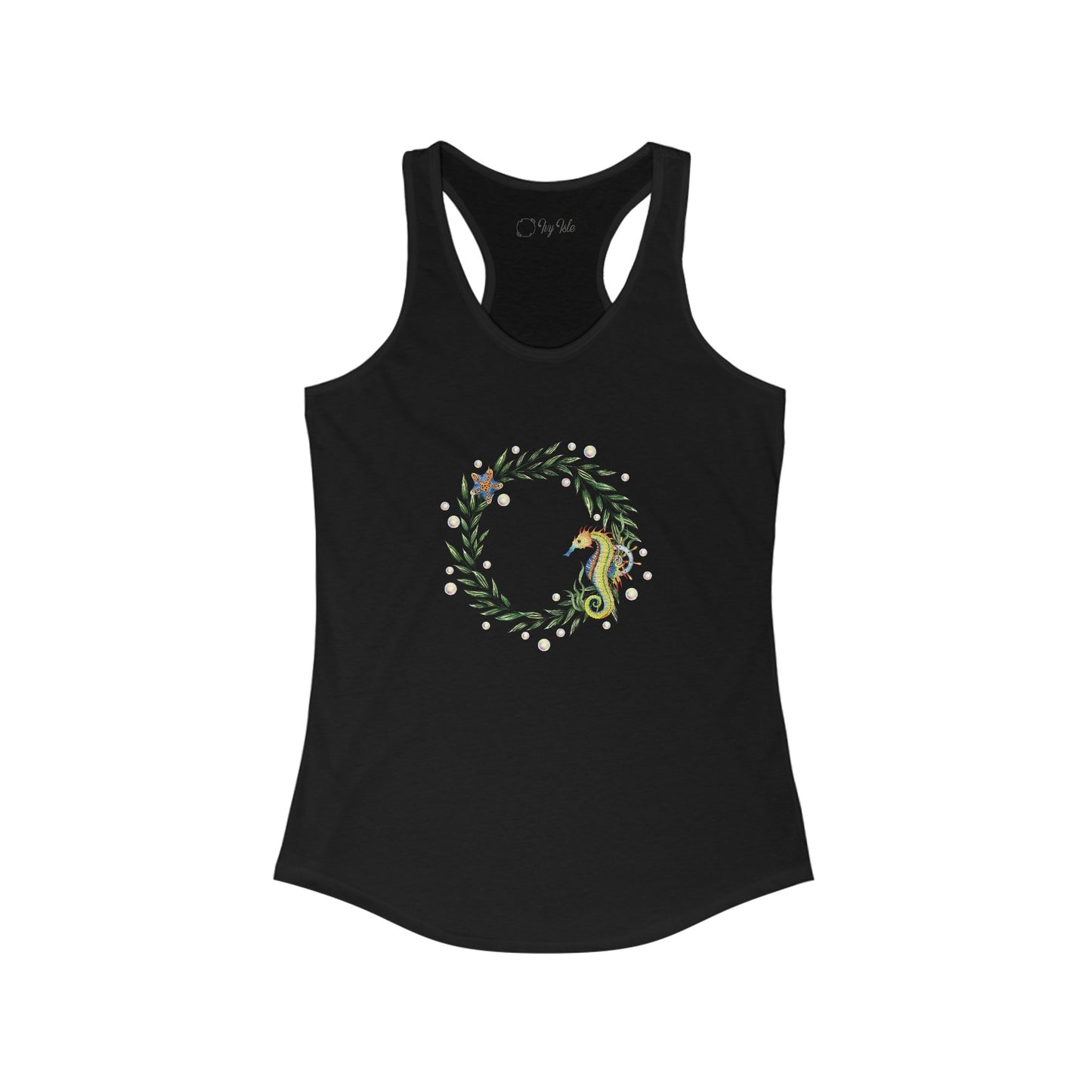 Seahorse Circle Racerback Tank