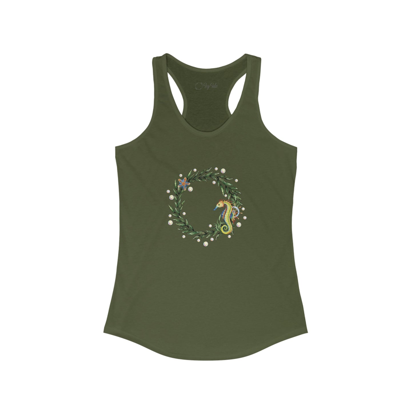 Seahorse Circle Racerback Tank