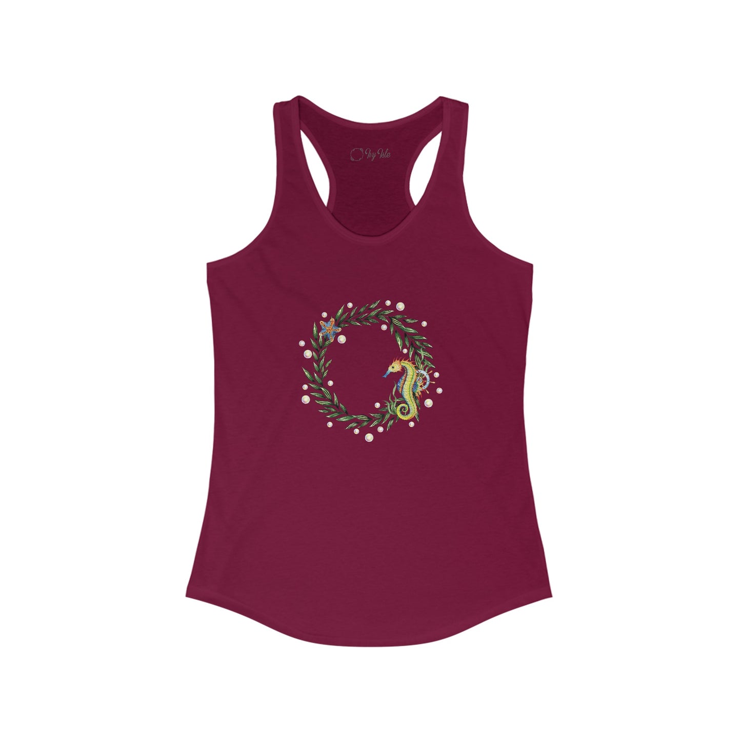 Seahorse Circle Racerback Tank