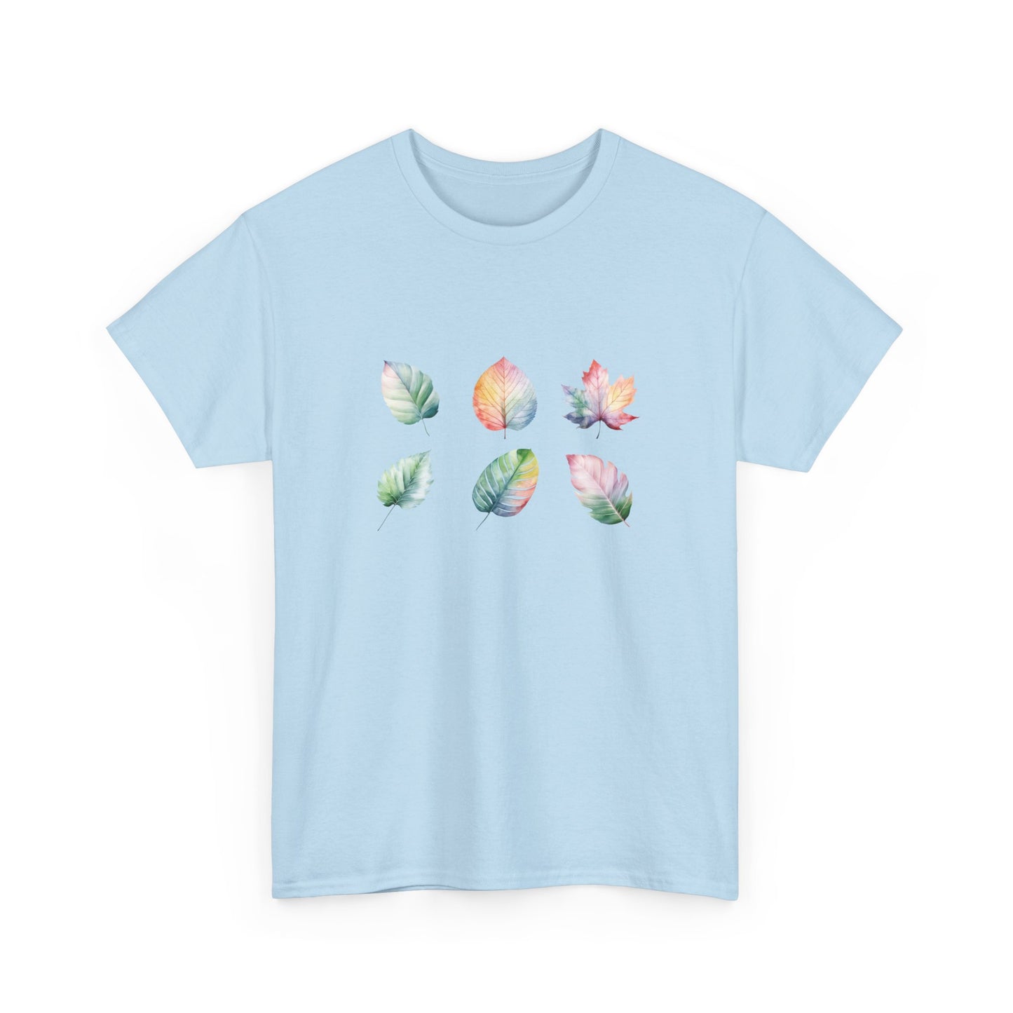 Watercolor Leaf Set Short Sleeve Tee
