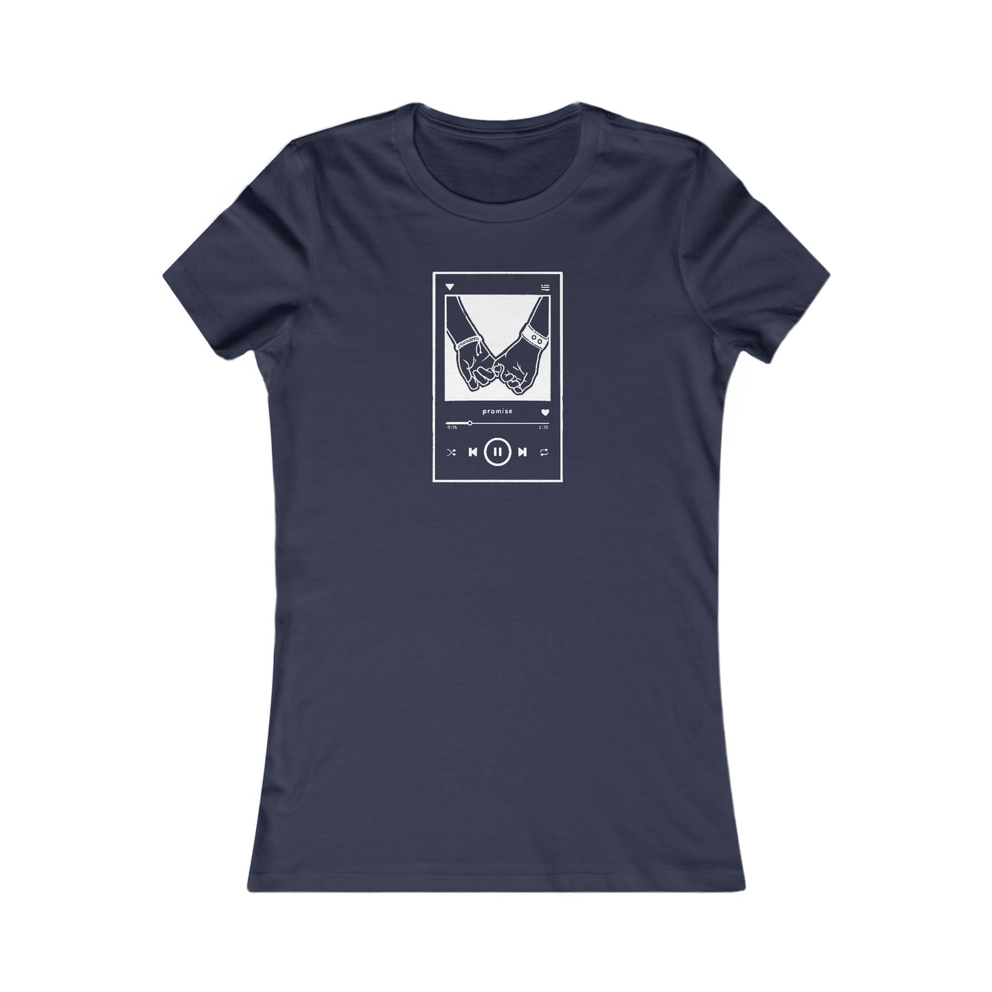 Media Player Fitted Tee