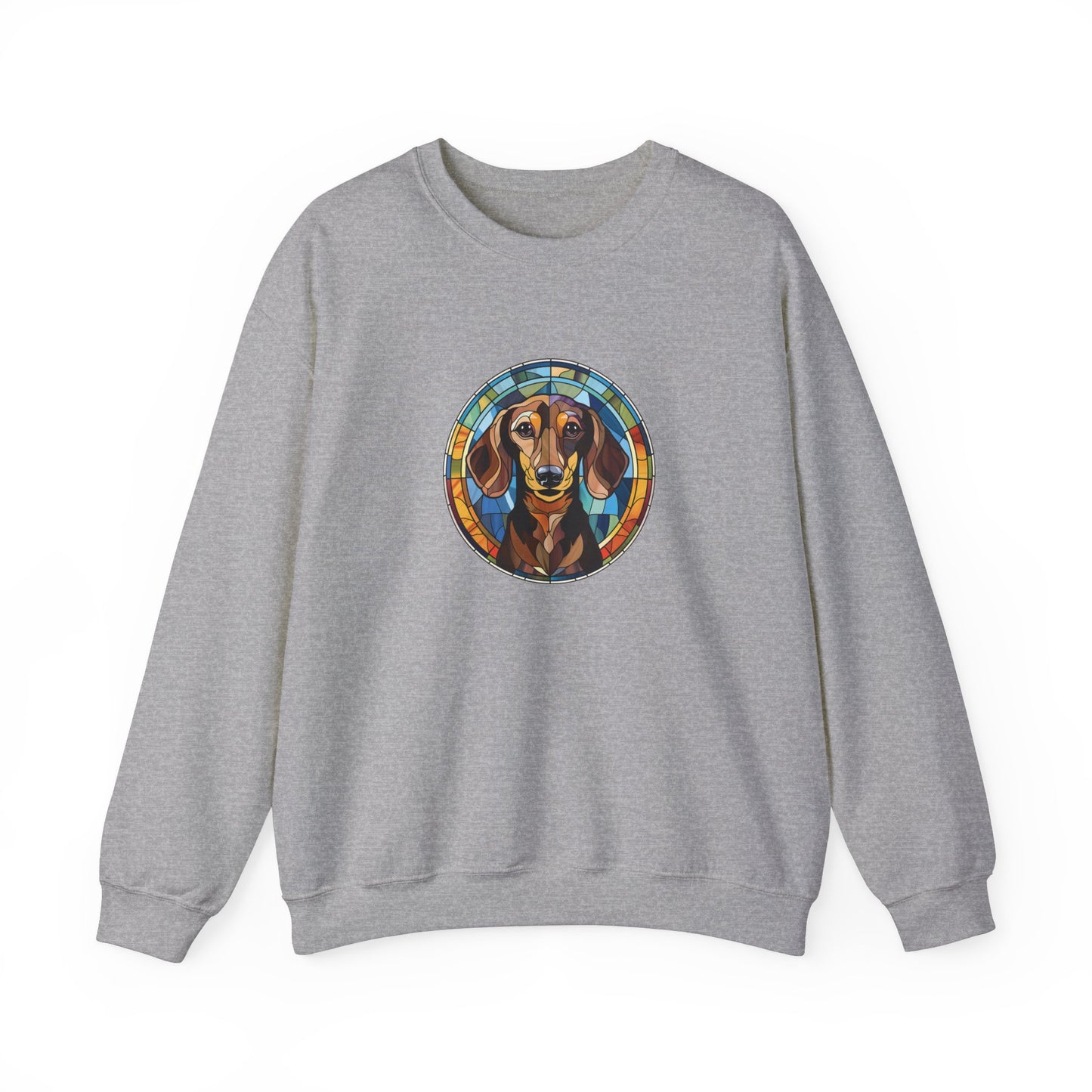 Stained Glass Dachshund Sweatshirt