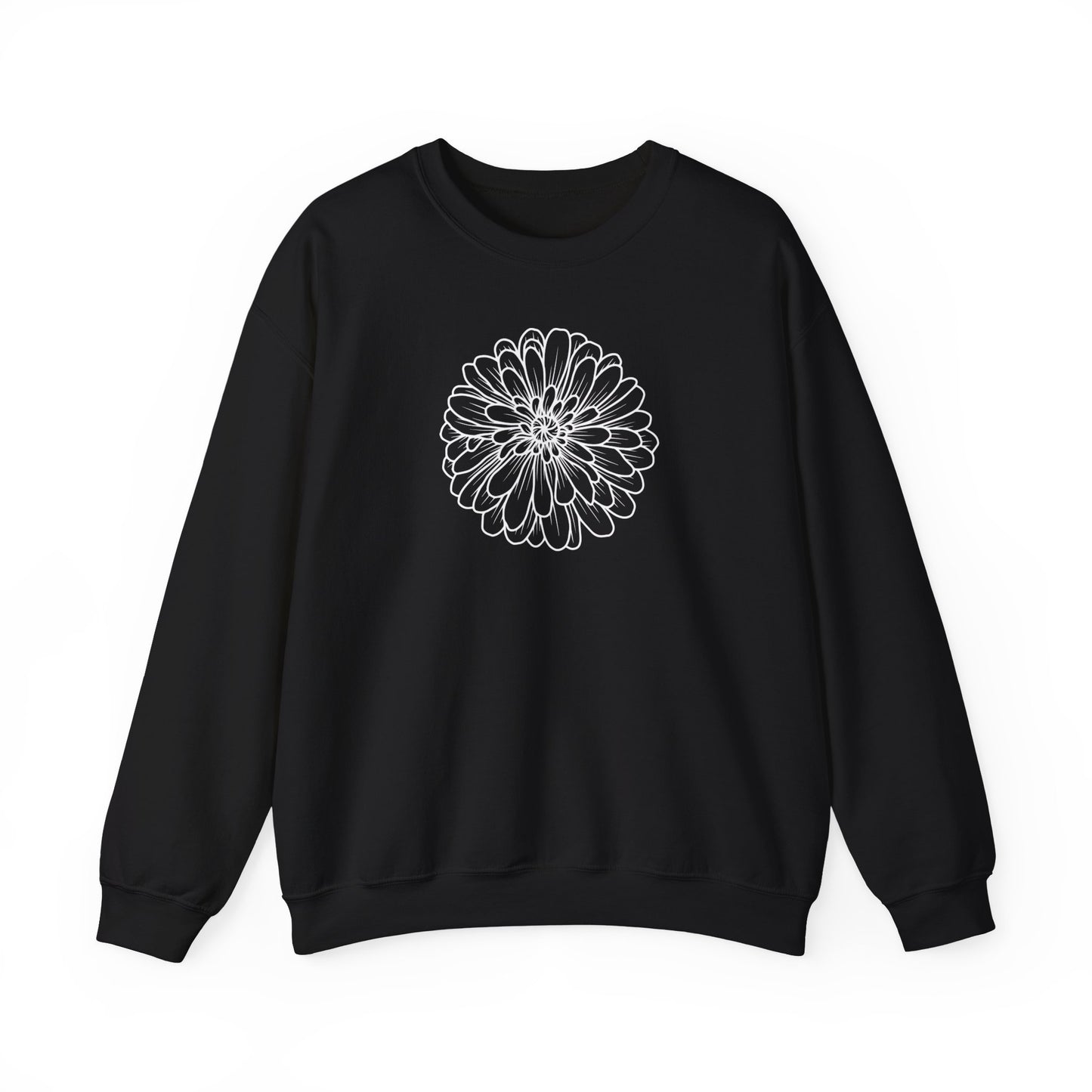 Flower Outline Sweatshirt