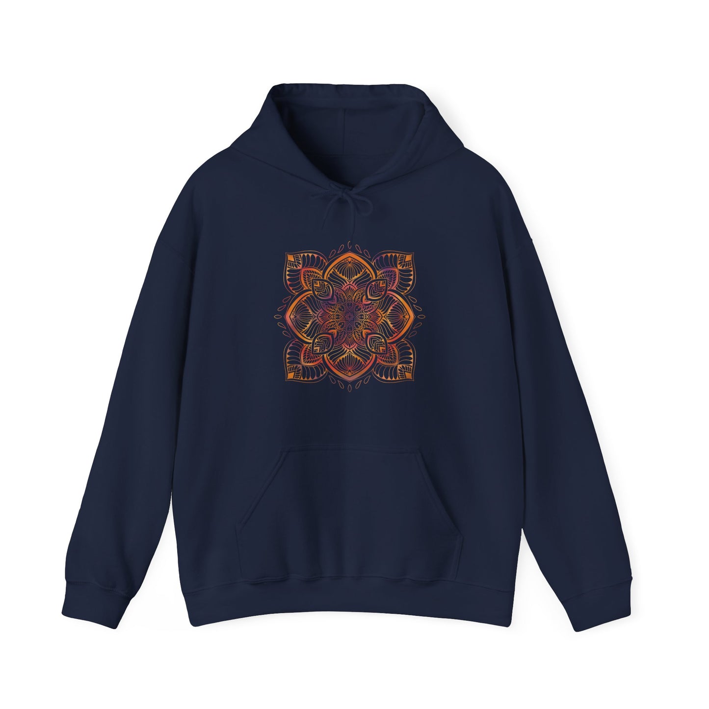 Colorful Mandala Hooded Sweatshirt (034)