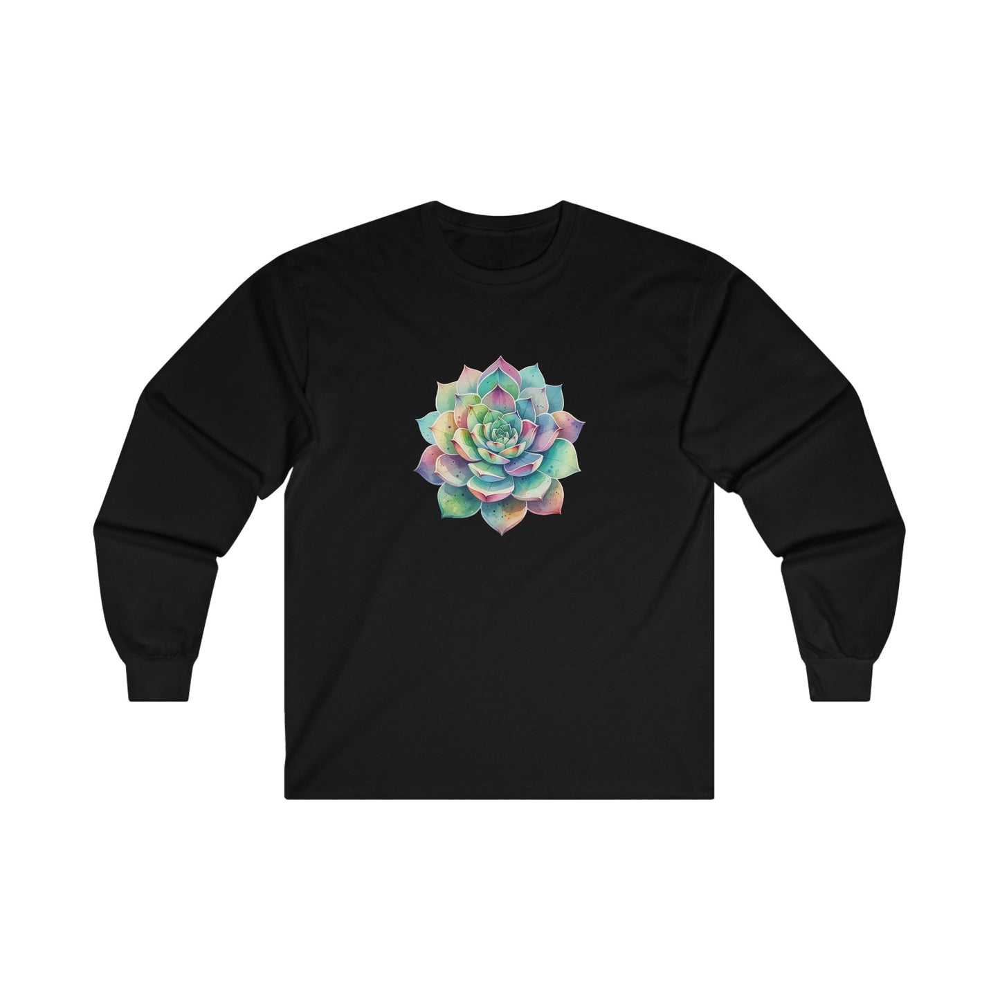 Colorful Succulent Long Sleeve Tee