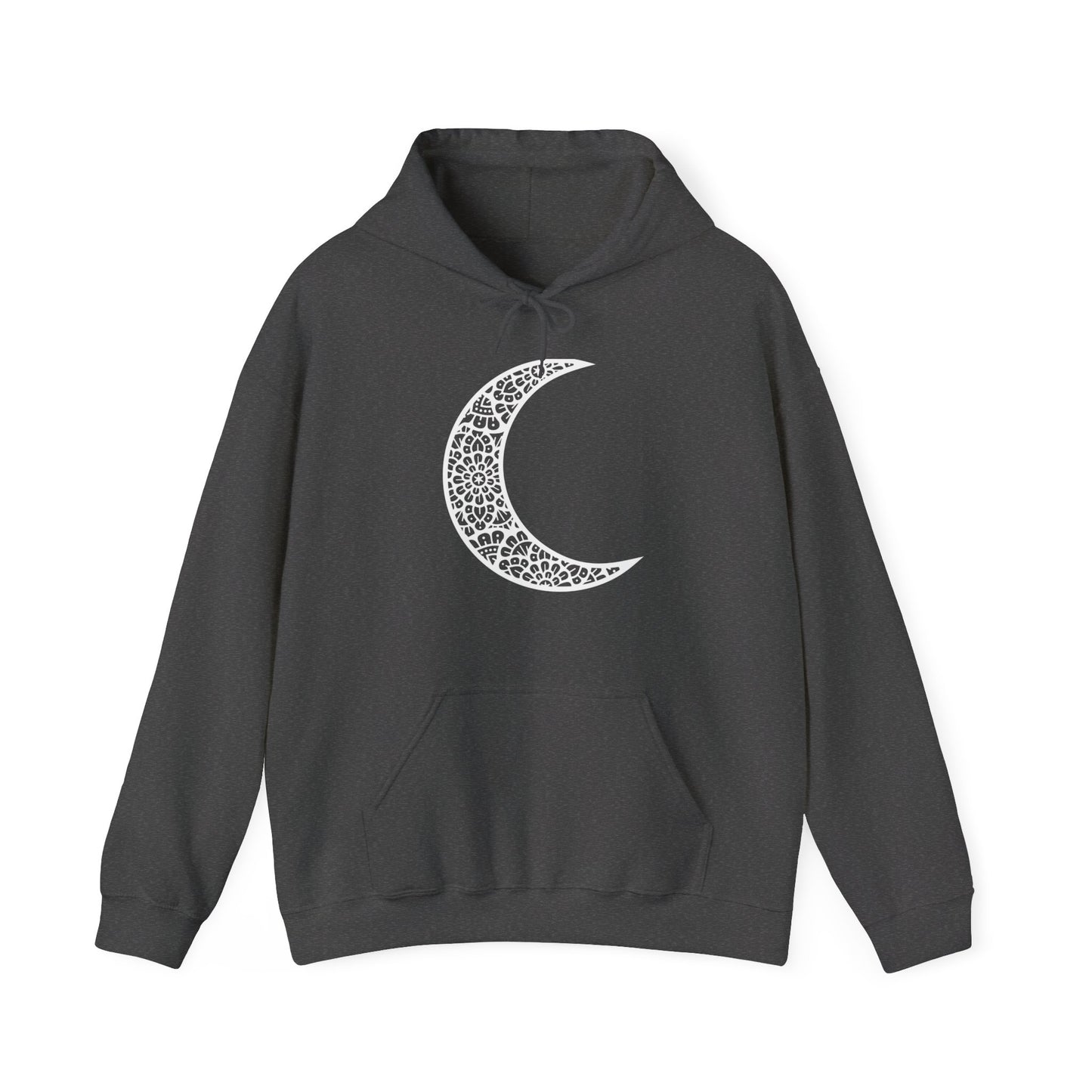 Mandala Moon Hooded Sweatshirt