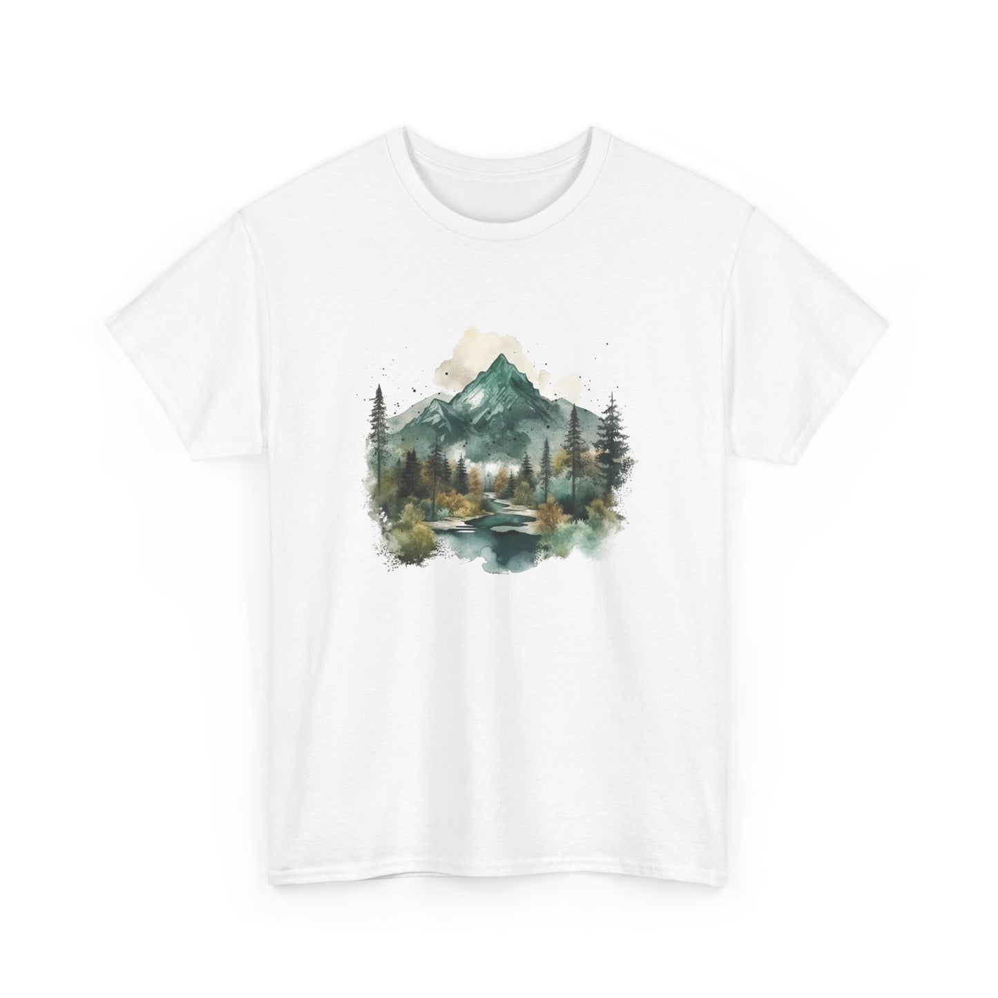 Watercolor Mountains Short Sleeve Tee