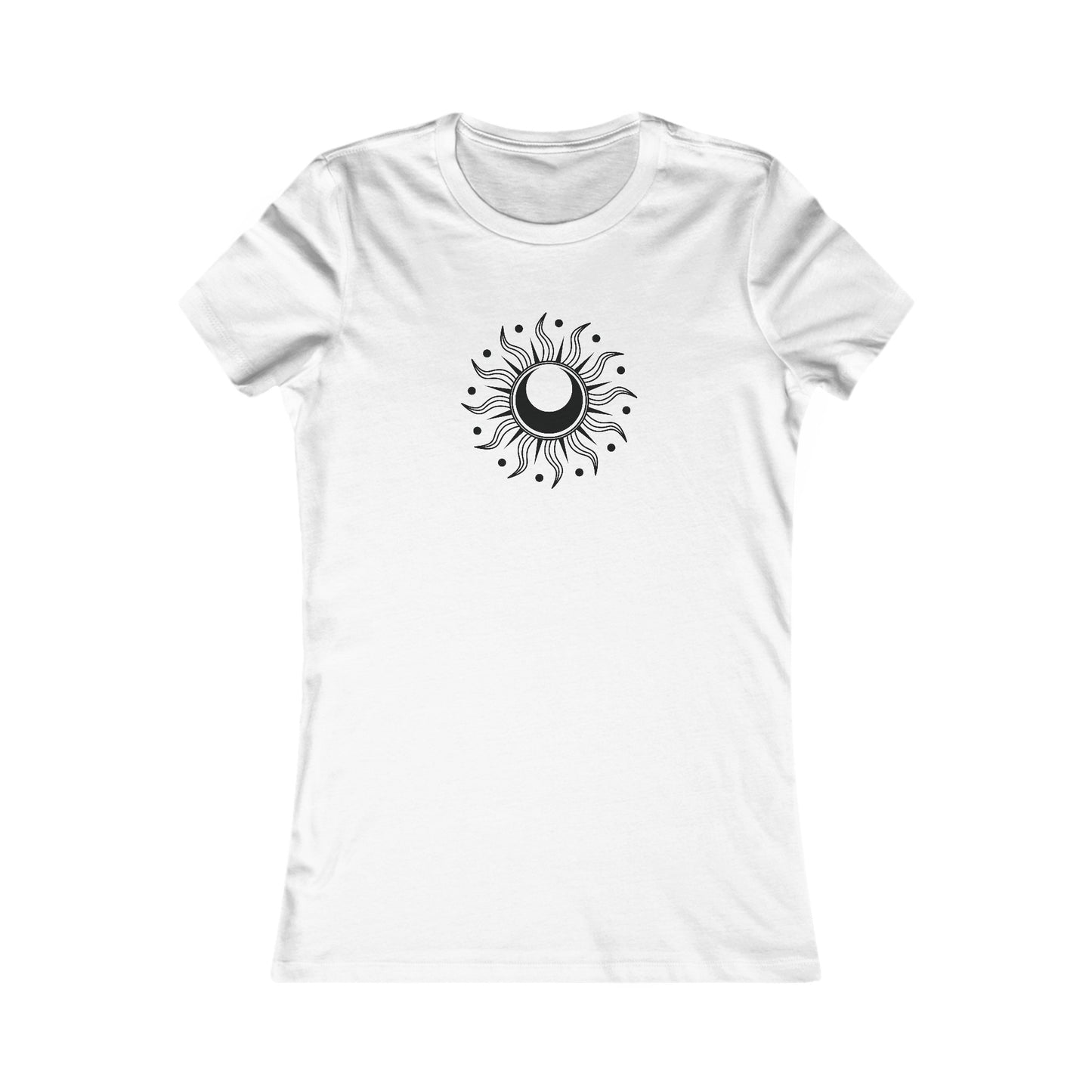 Sun and Moon Fitted Tee