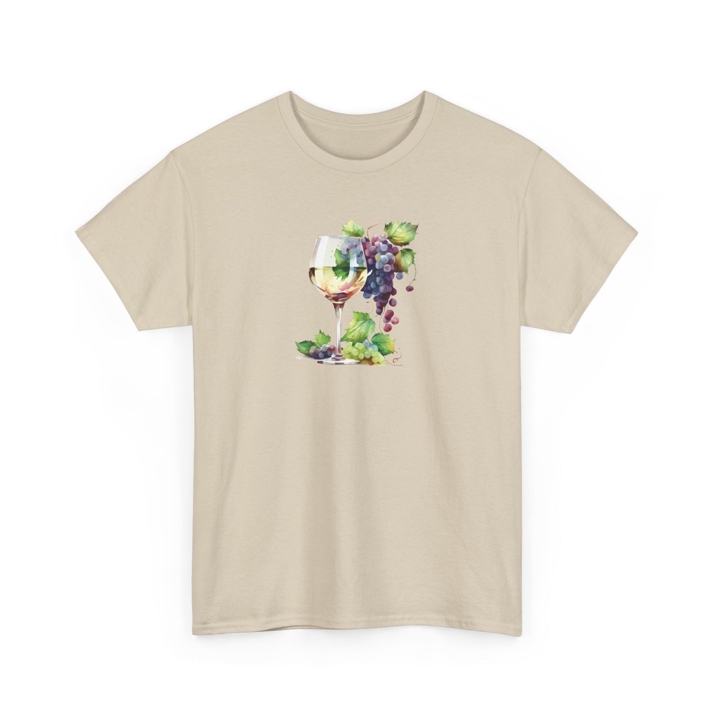 Watercolor White Wine Short Sleeve Tee