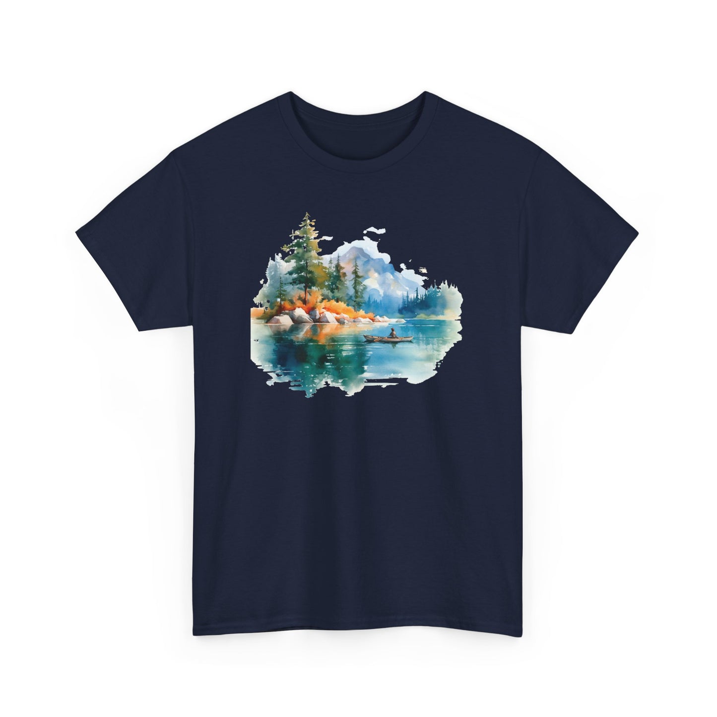 Watercolor Lake Short Sleeve Tee