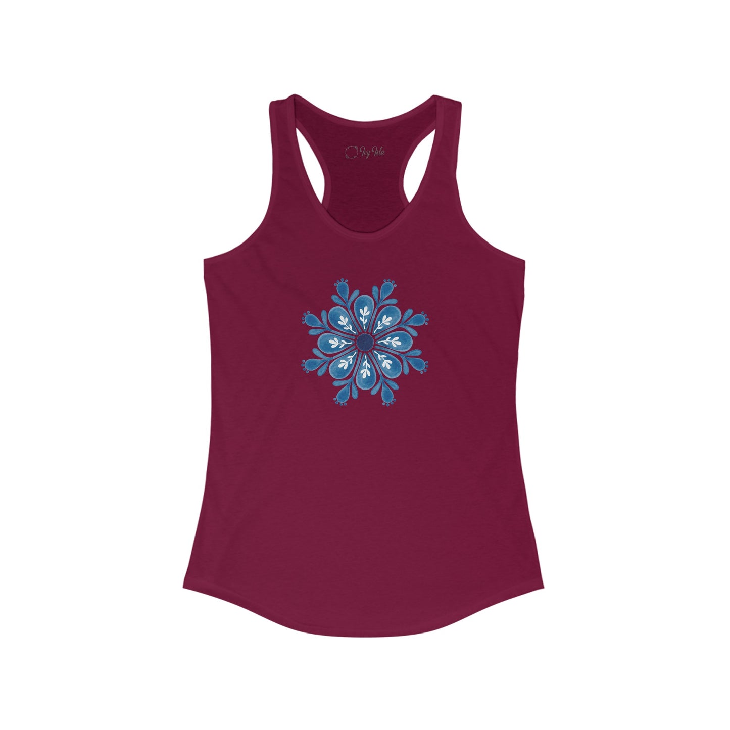 Snowflake Mandala Racerback Tank