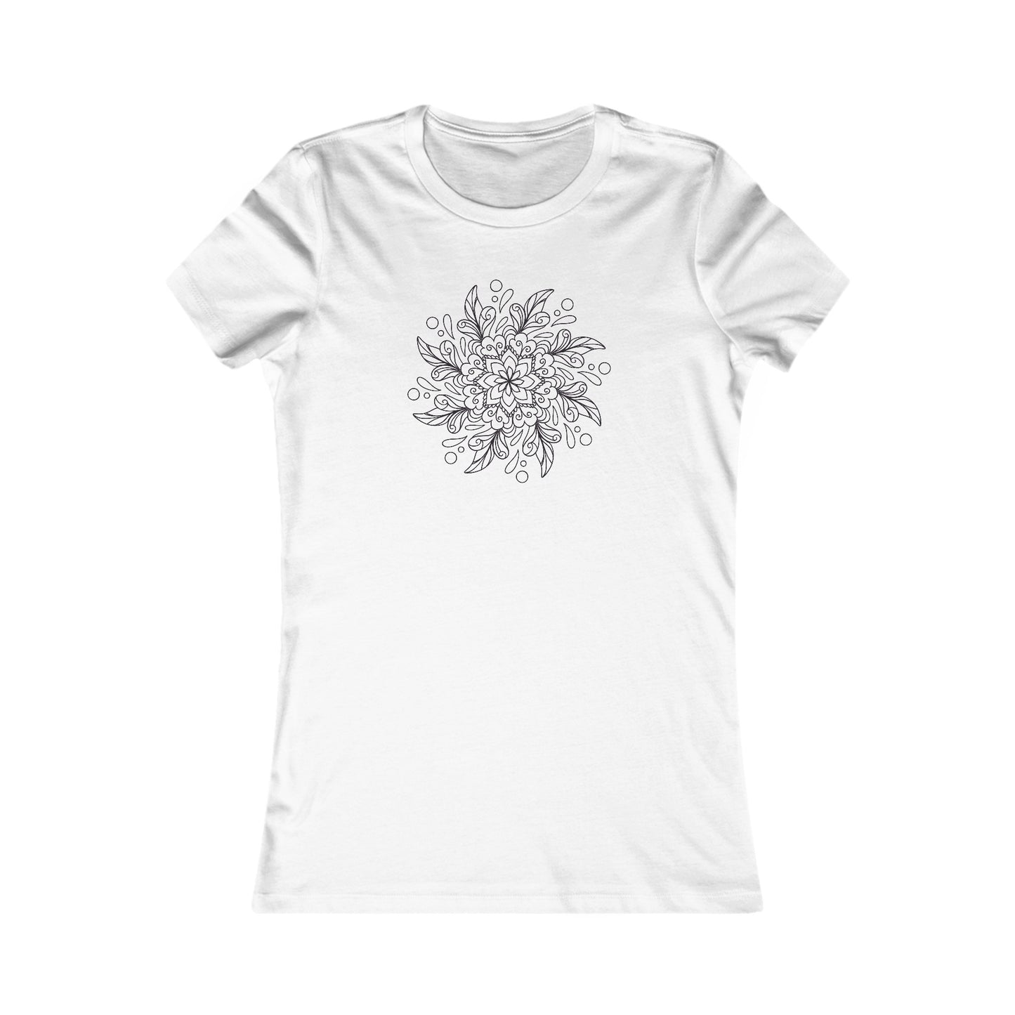 Mandala Fitted Tee (038)