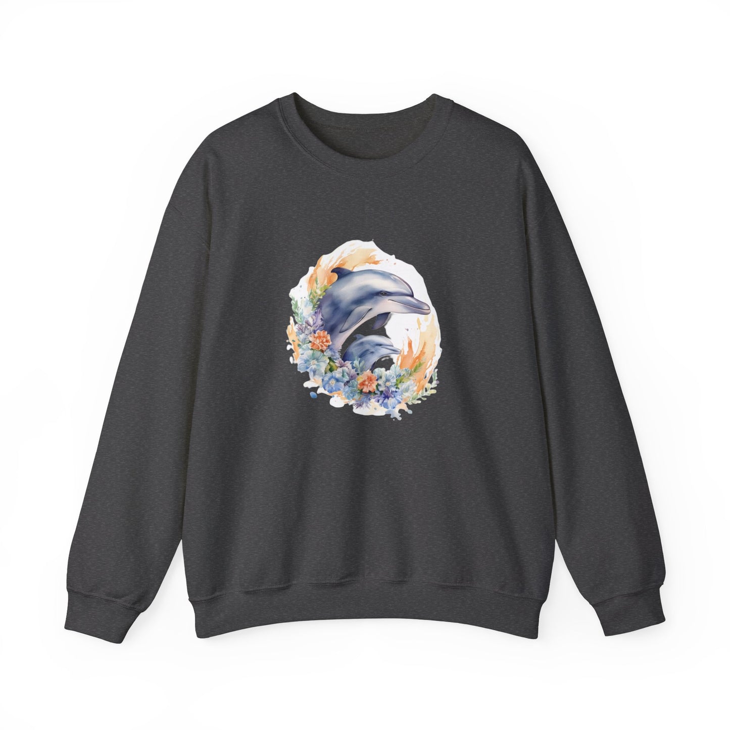 Watercolor Dolphins Sweatshirt