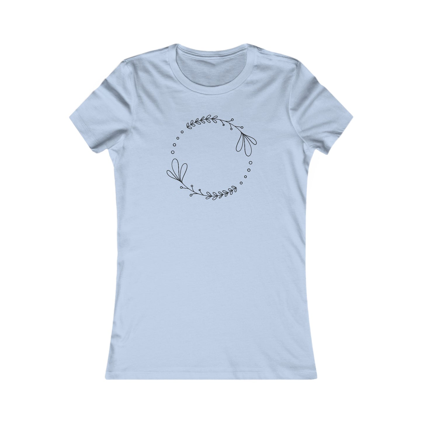 Leaf Circle Fitted Tee