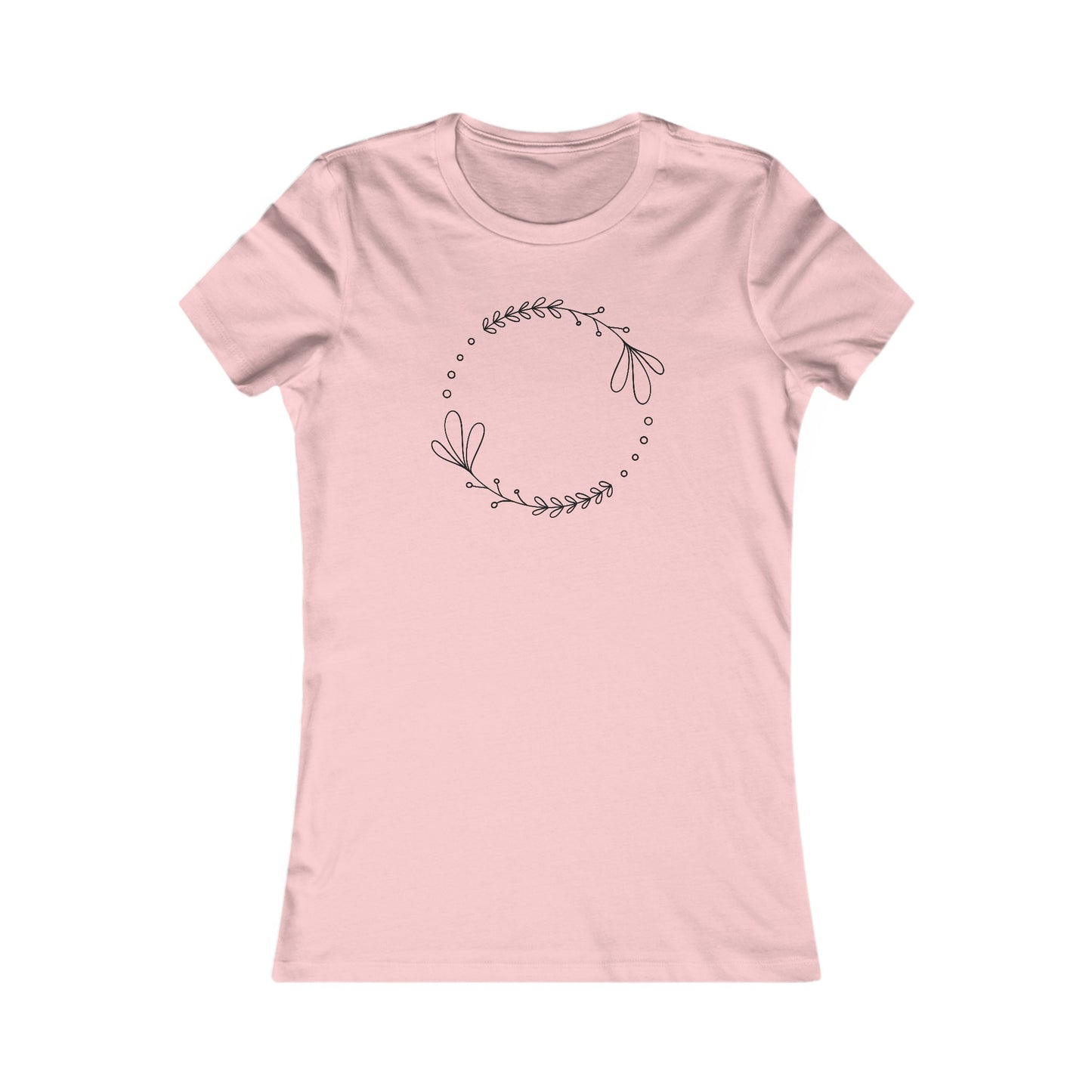 Leaf Circle Fitted Tee