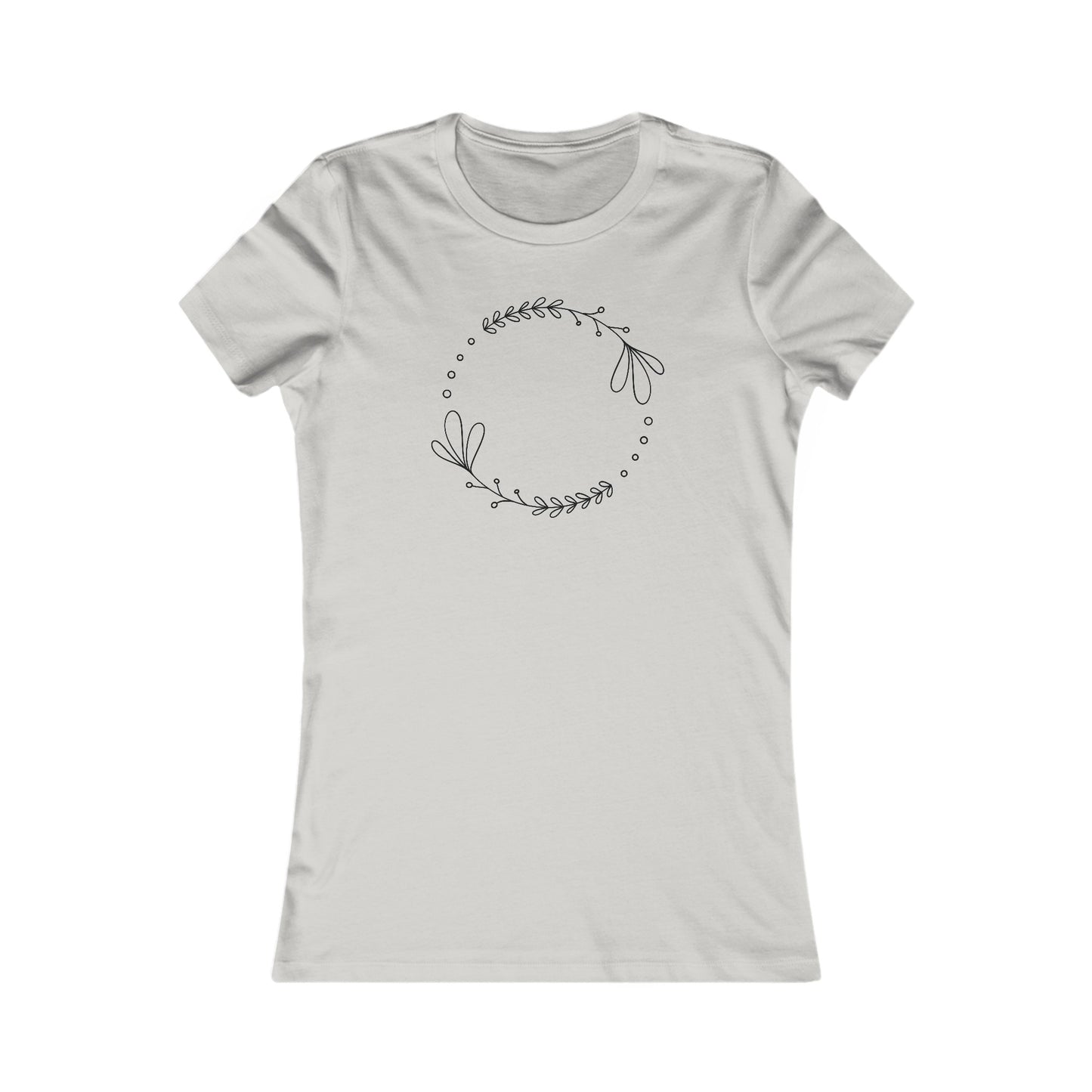 Leaf Circle Fitted Tee