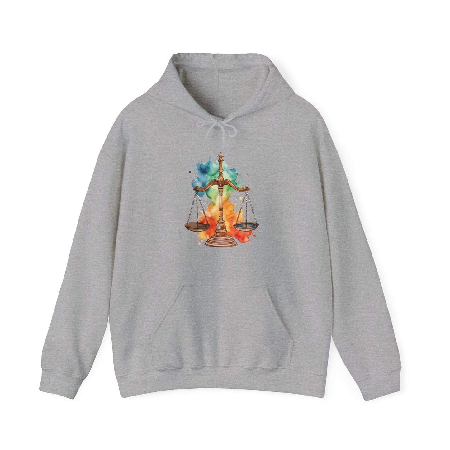 Watercolor Scale Hooded Sweatshirt