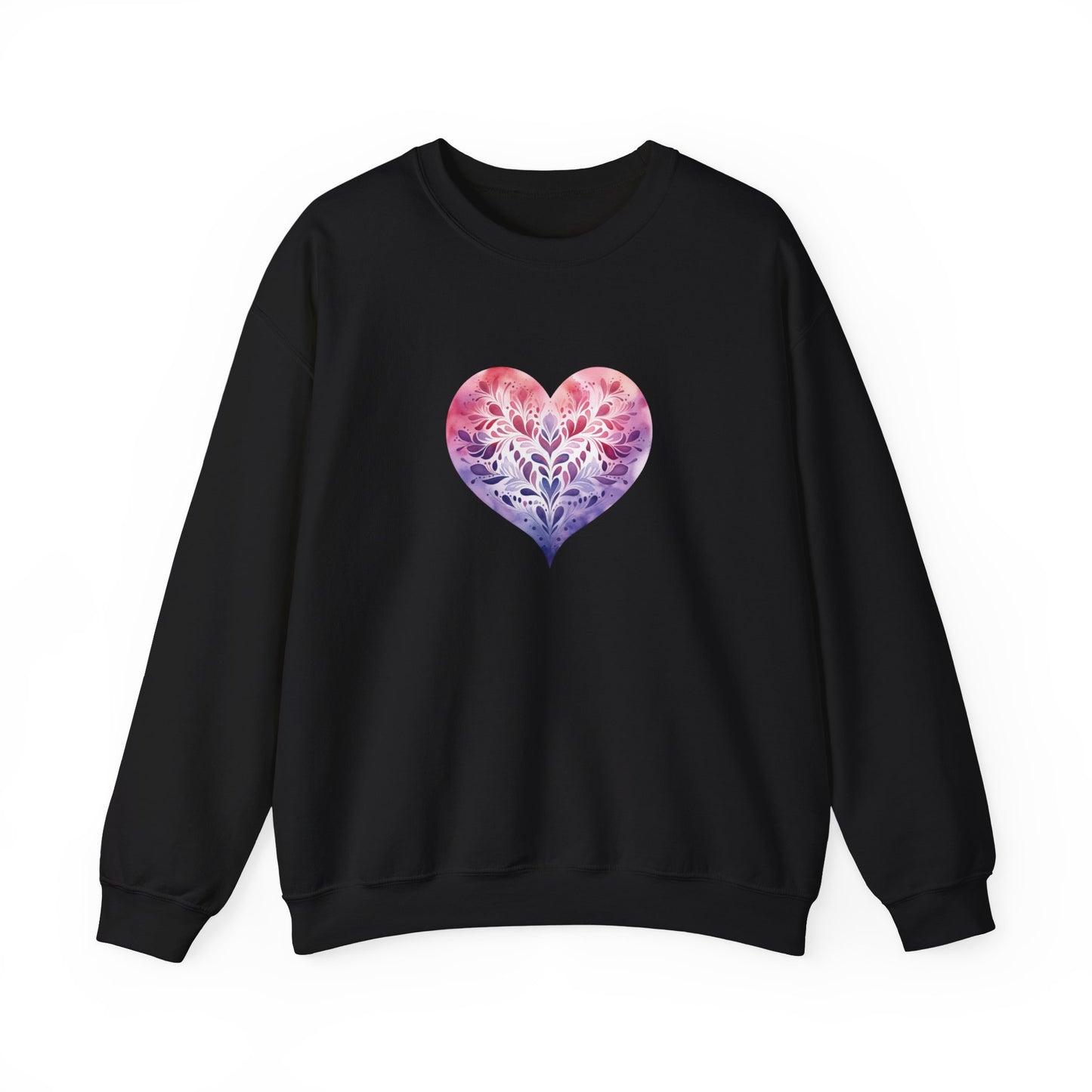 Watercolor Heart Sweatshirt 005