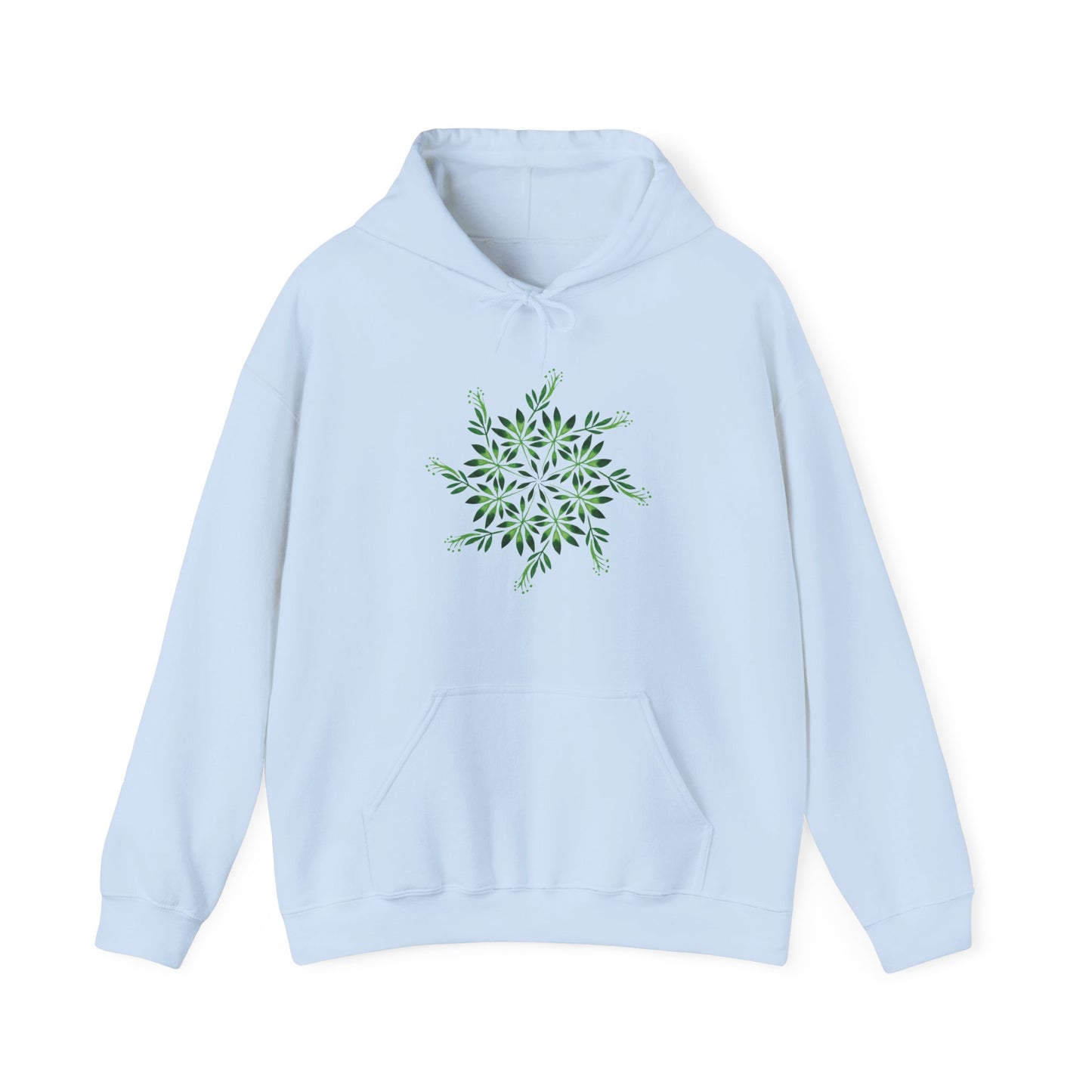 Leaf Mandala Hooded Sweatshirt