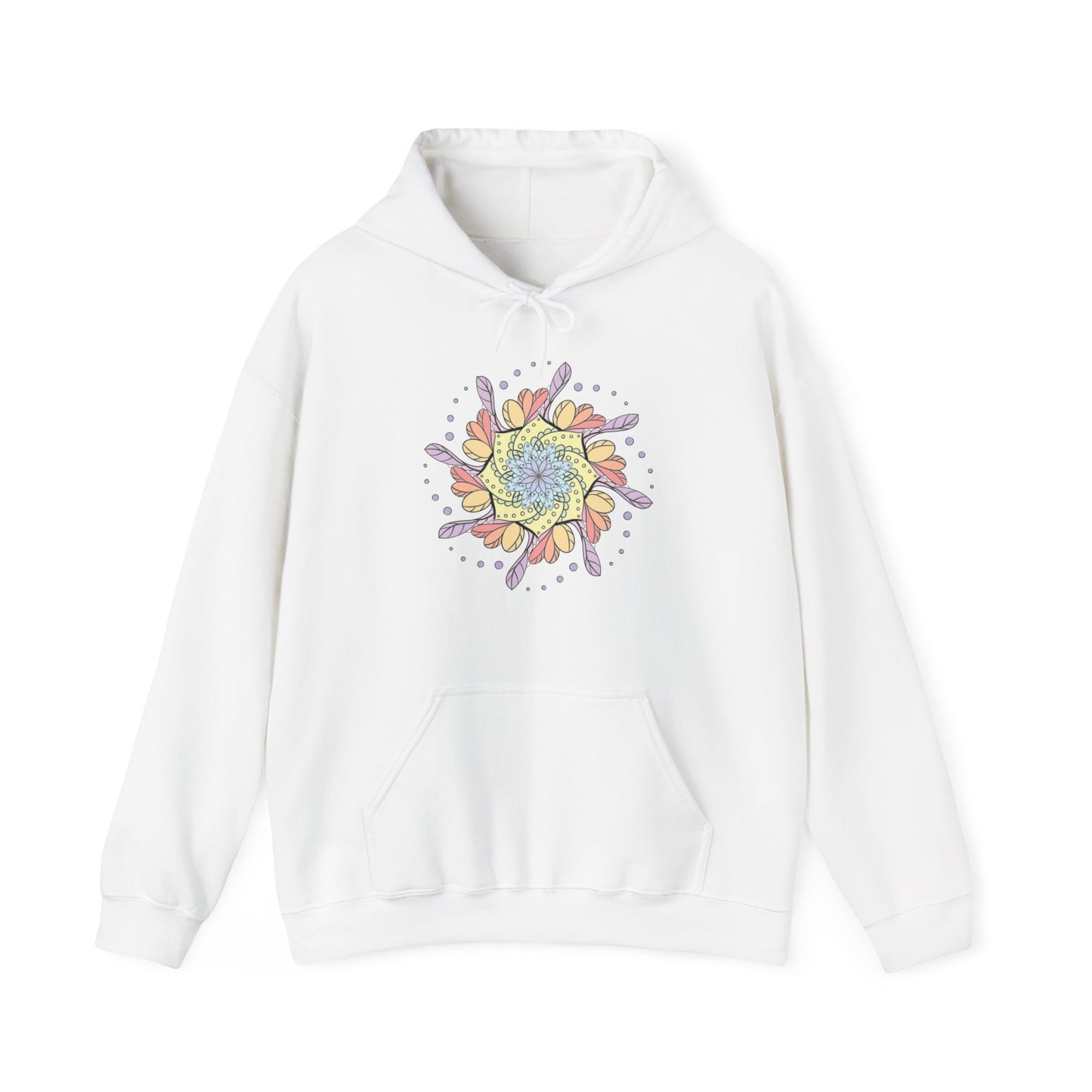 Colorful Mandala Hooded Sweatshirt (032)