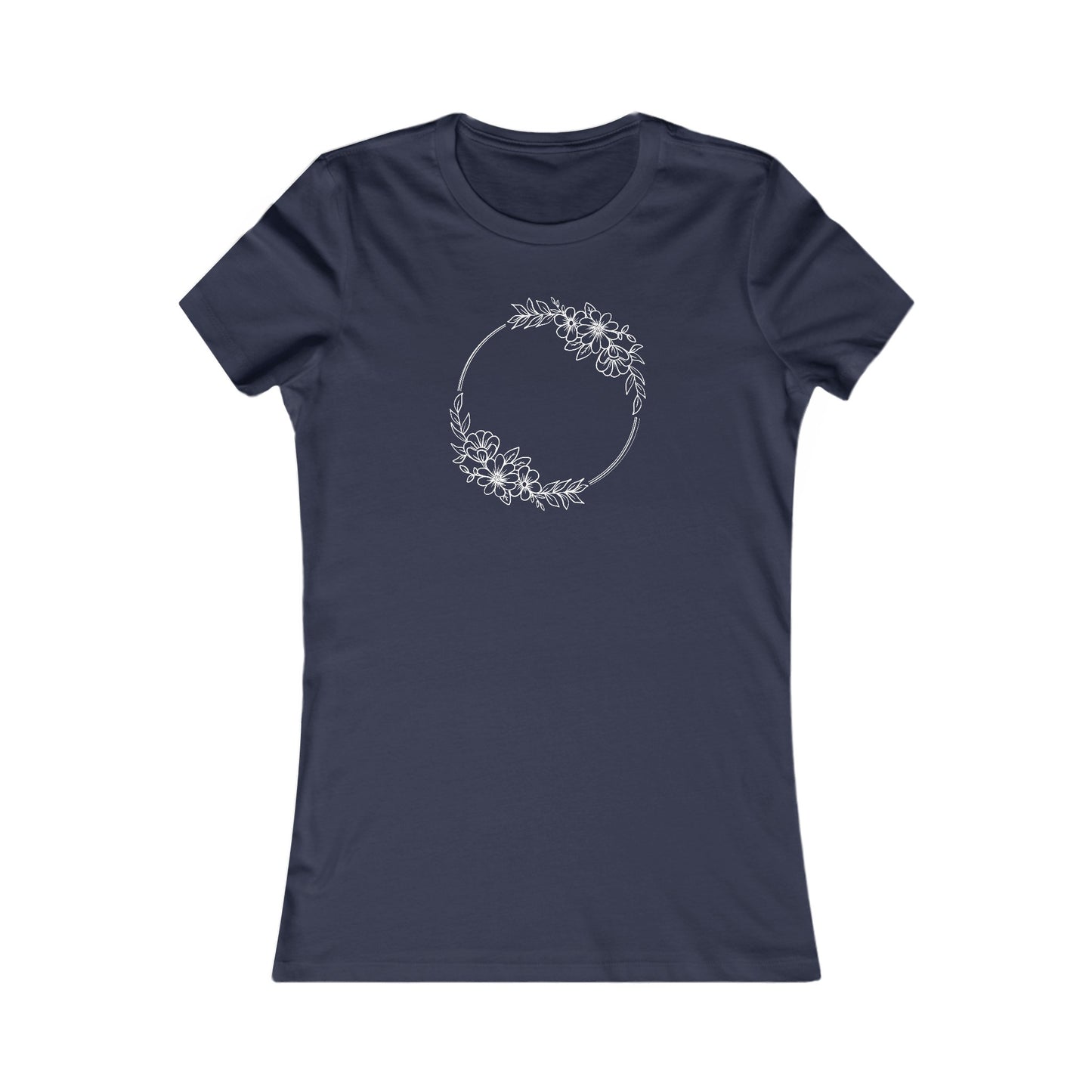 Double Wildflowers Circle Fitted Tee