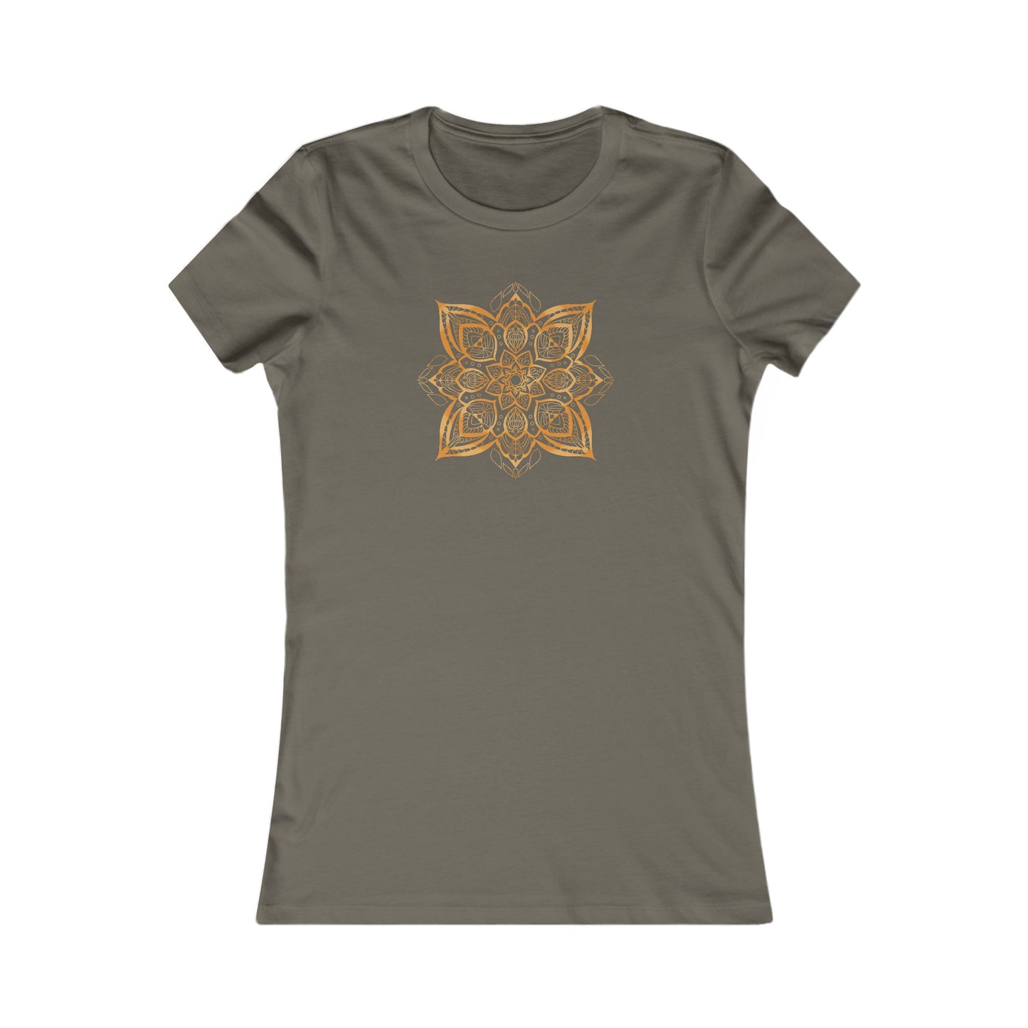 Colorful Mandala Fitted Tee (033)