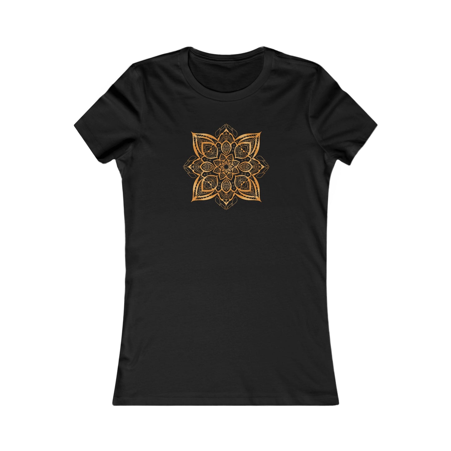 Colorful Mandala Fitted Tee (033)