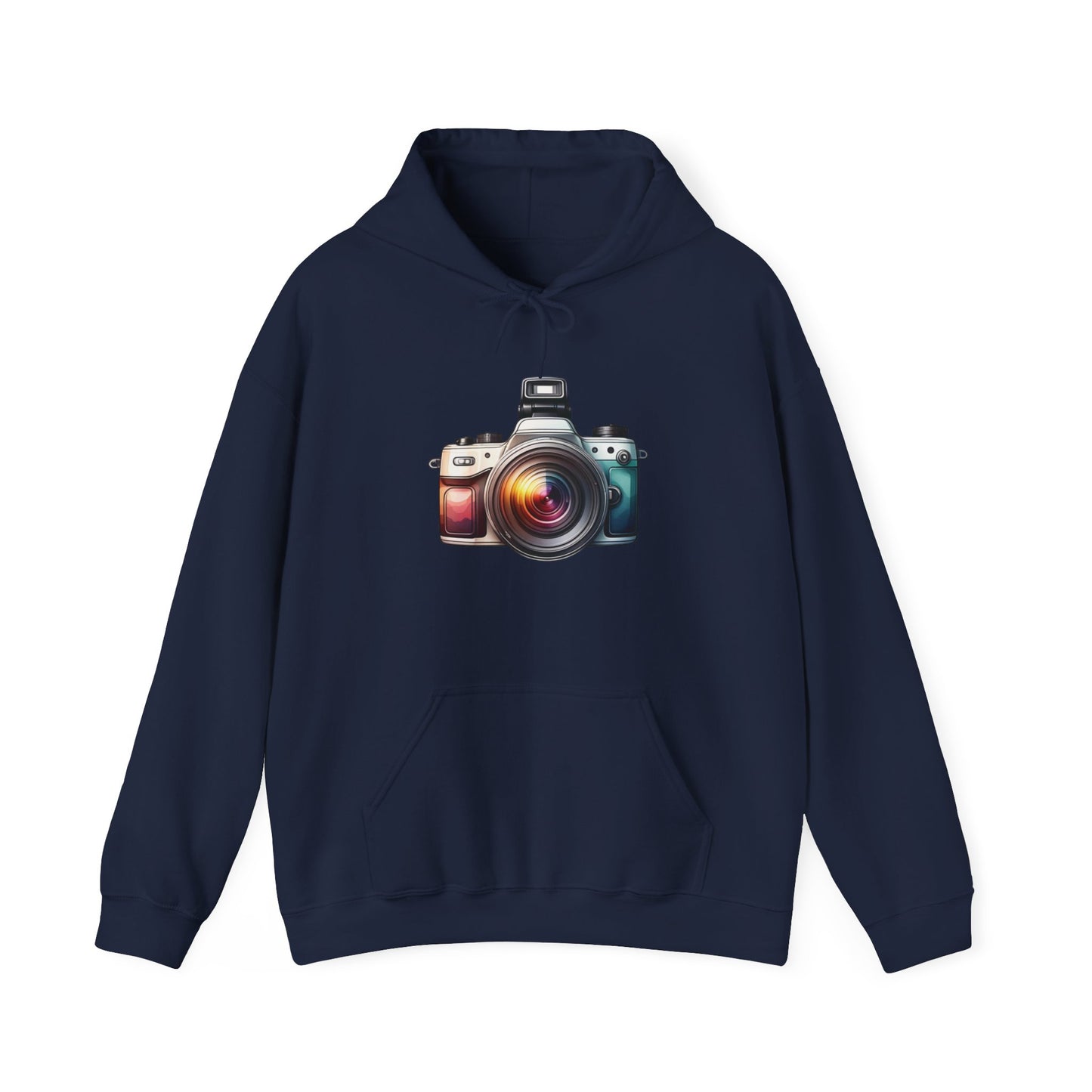 Colorful Camera Hooded Sweatshirt