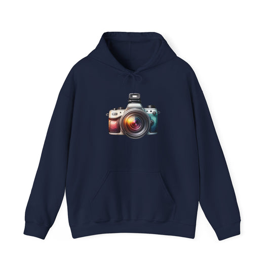 Colorful Camera Hooded Sweatshirt