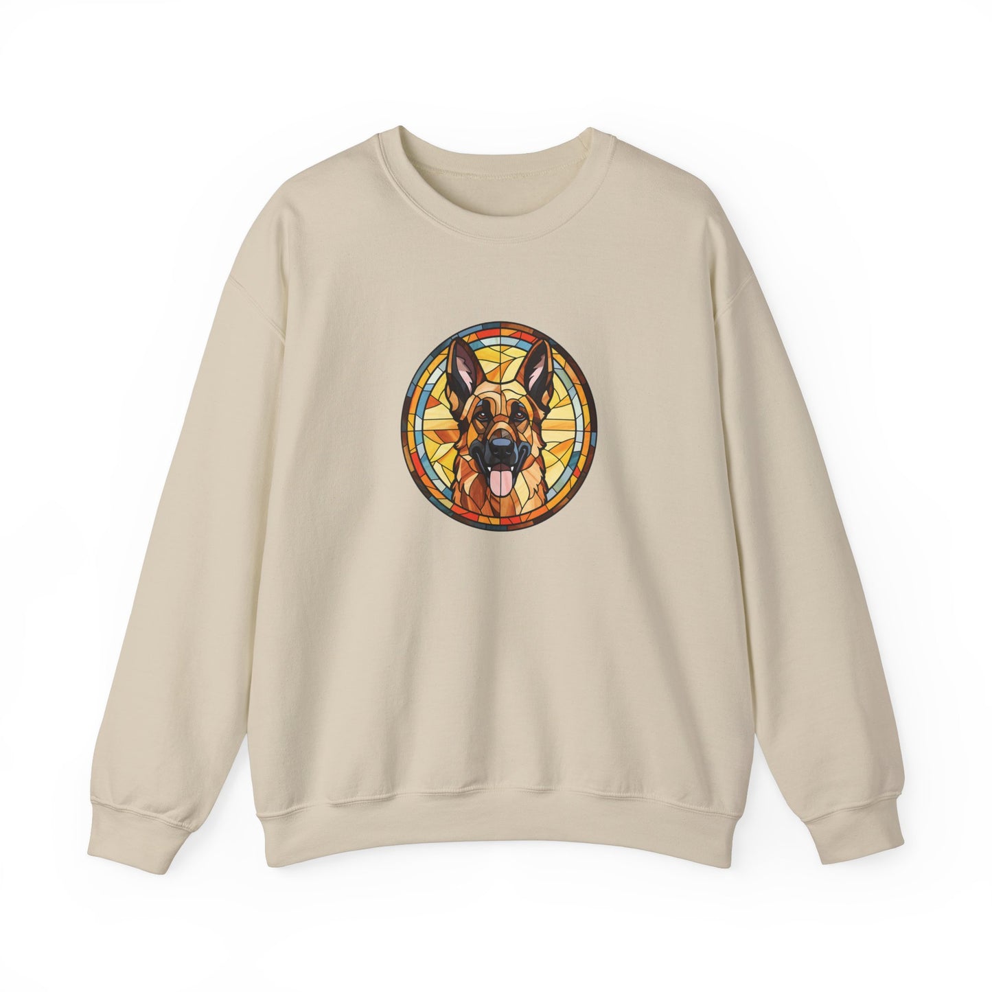 Stained Glass German Shepherd Sweatshirt