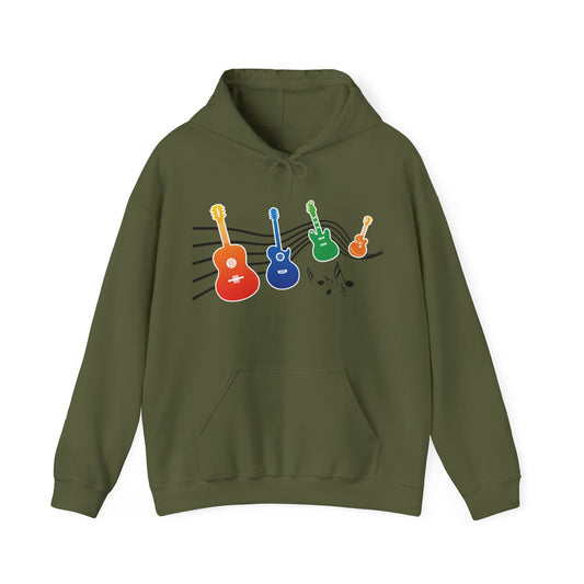 Guitars Hooded Sweatshirt