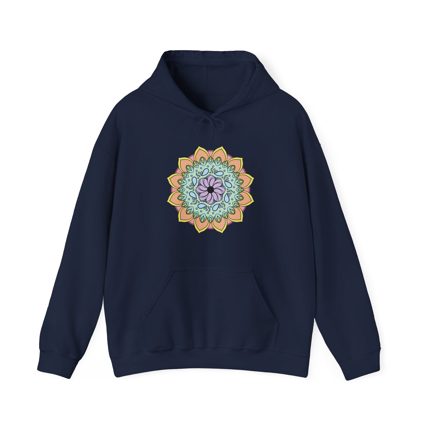 Colorful Mandala Hooded Sweatshirt (003)
