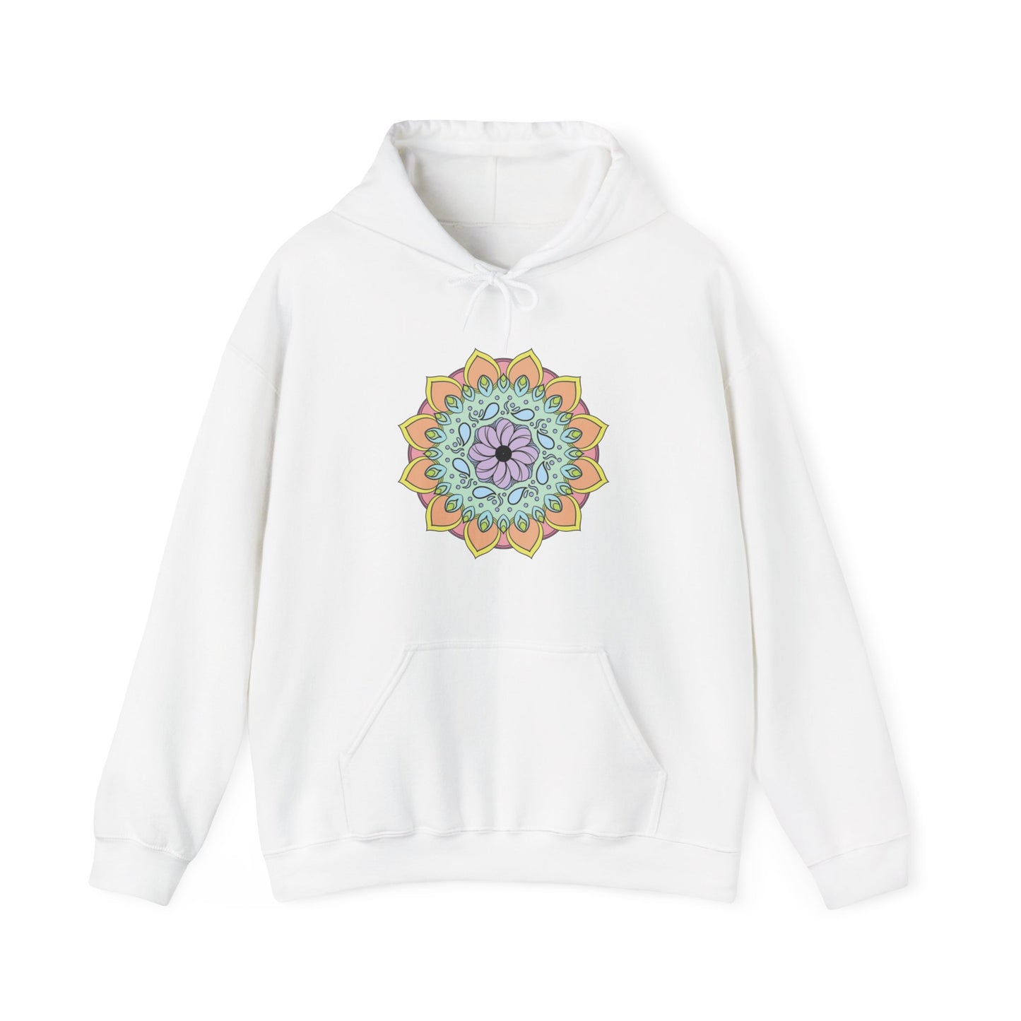 Colorful Mandala Hooded Sweatshirt (003)