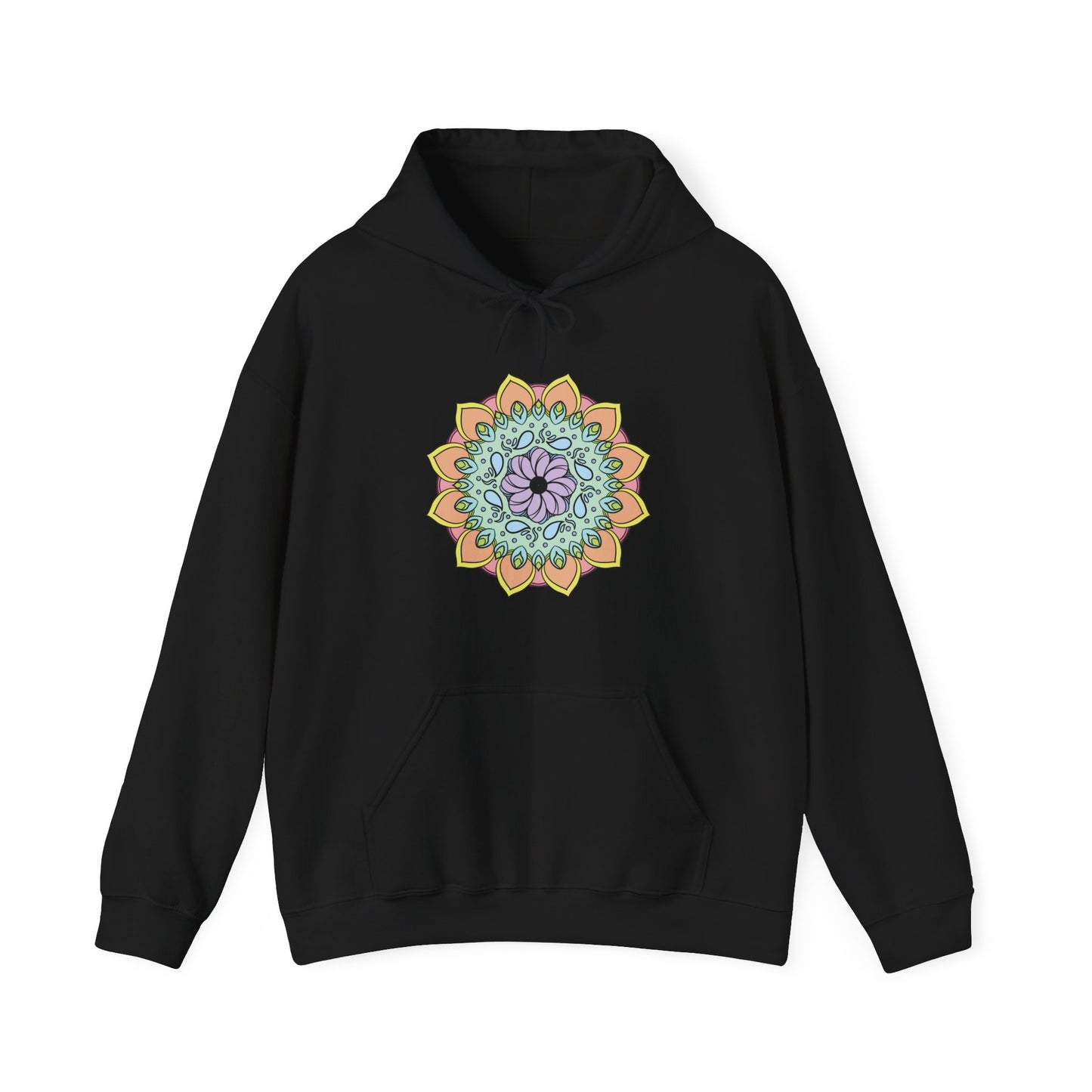 Colorful Mandala Hooded Sweatshirt (003)