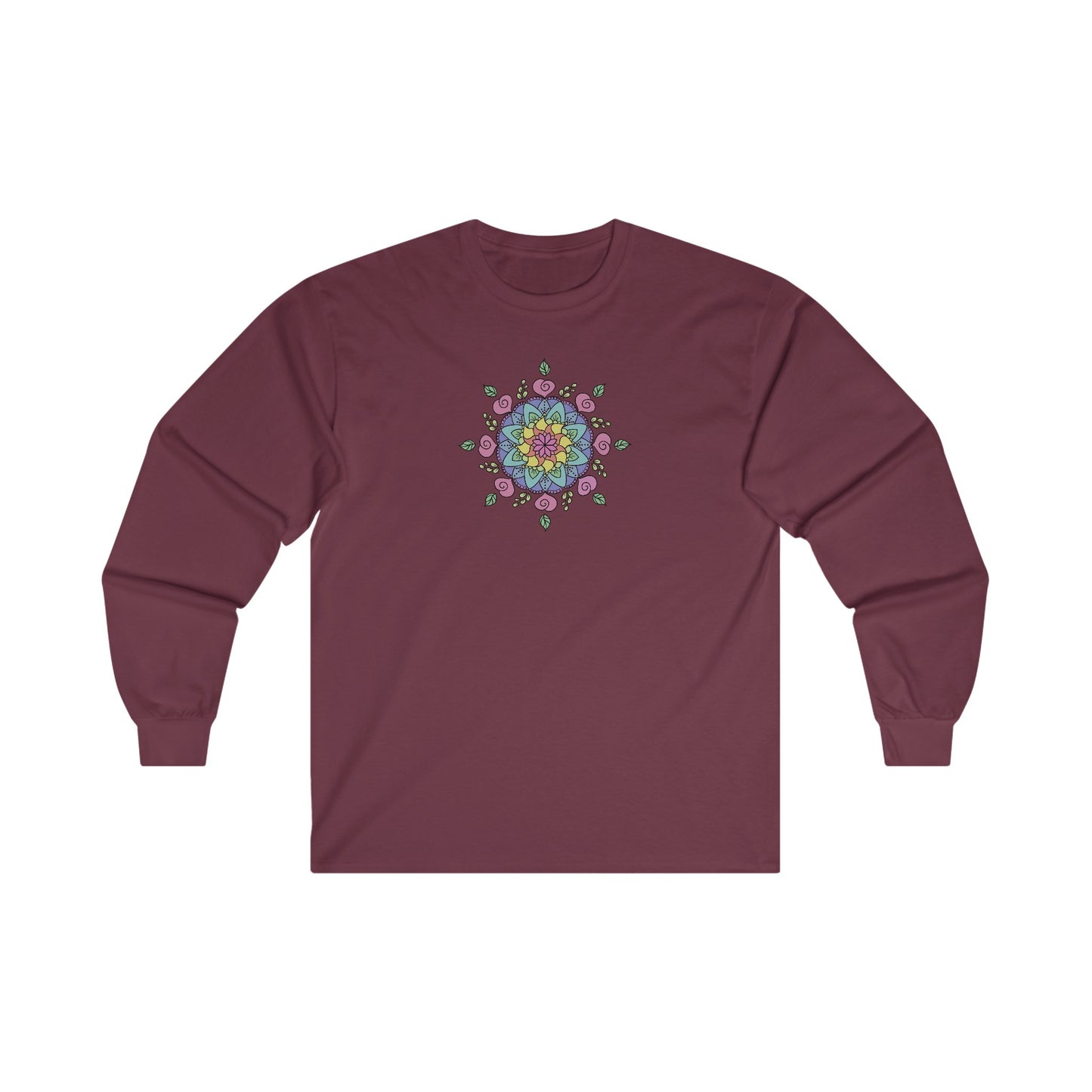 Colorful Mandala Long Sleeve Tee (029)